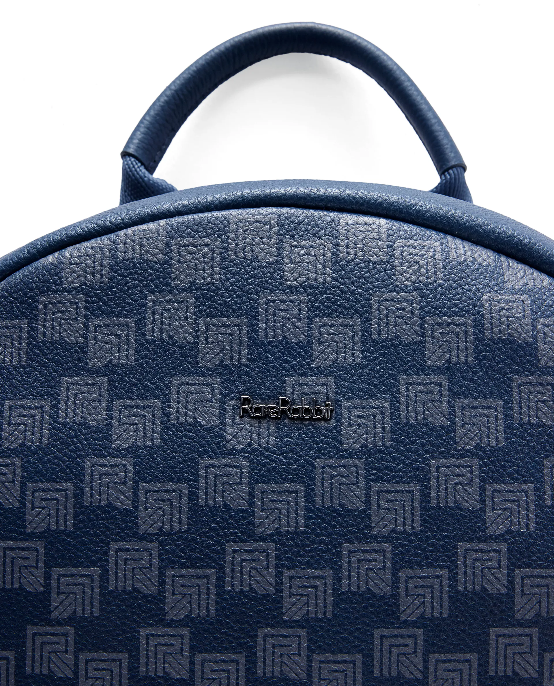 Rare Rabbit Men's Genther Blue Monogram Print Bag - Image 10
