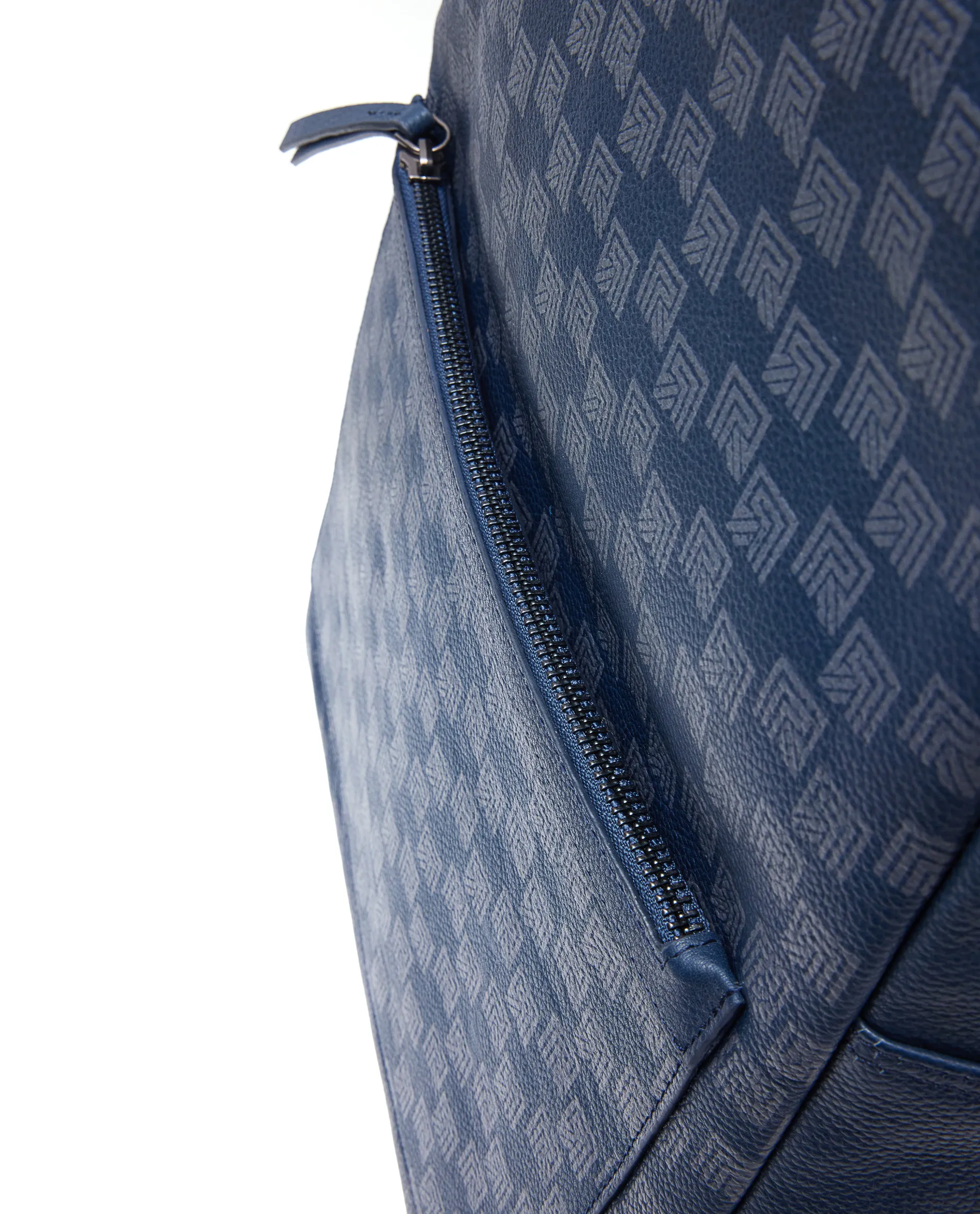 Rare Rabbit Men's Genther Blue Monogram Print Bag - Image 4