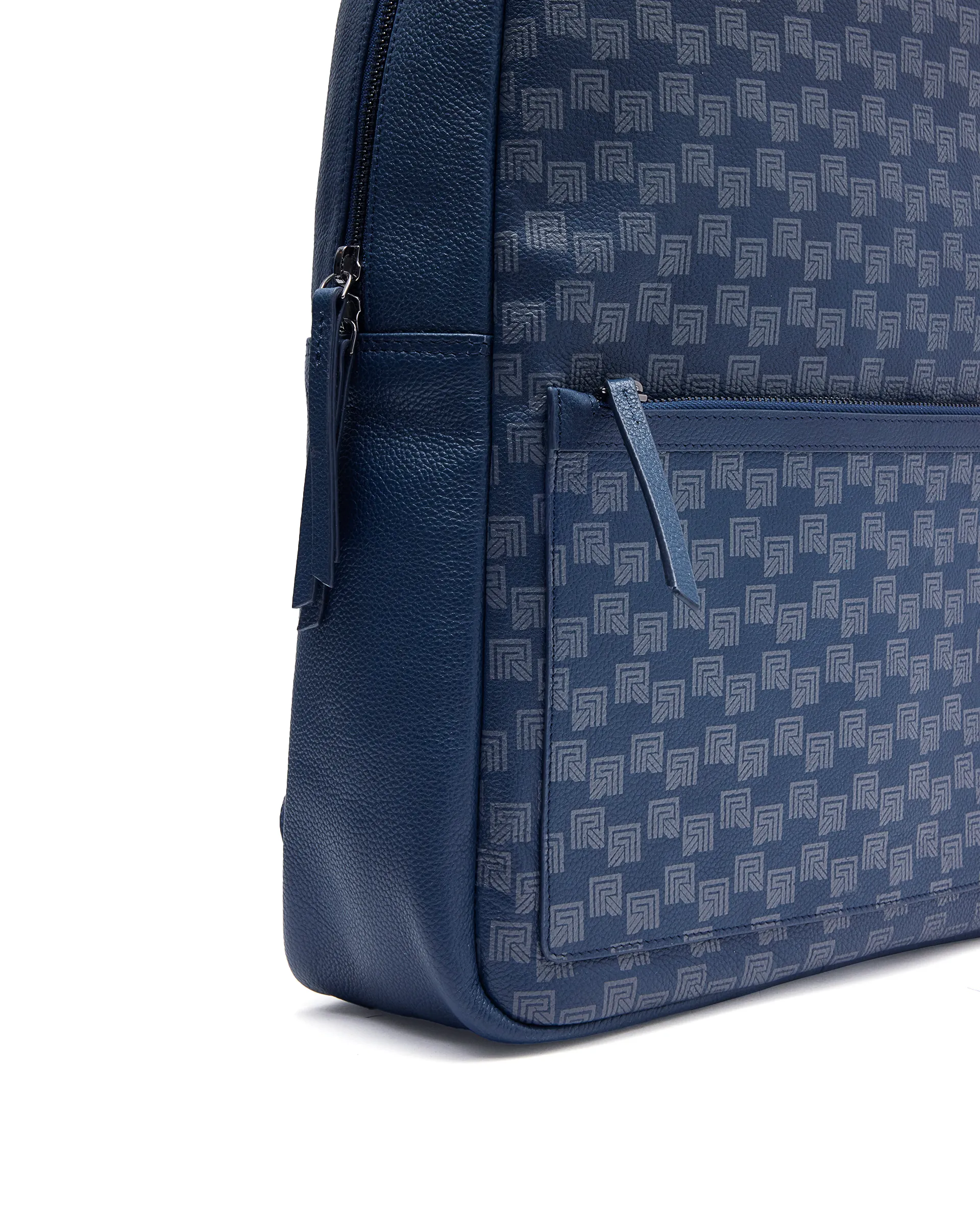 Rare Rabbit Men's Genther Blue Monogram Print Bag - Image 9
