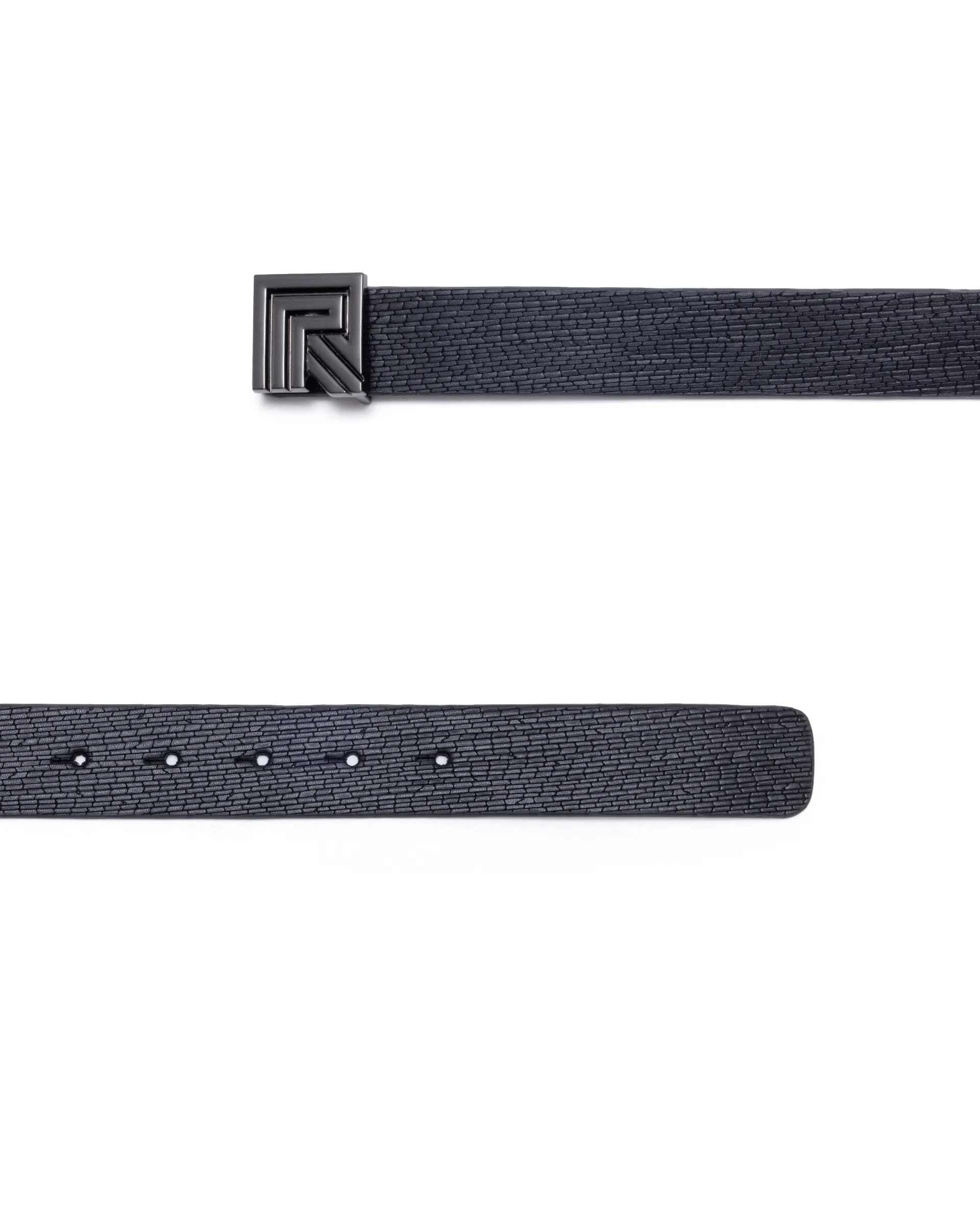 Rare Rabbit Men Geous Black Leather Belt - Image 6