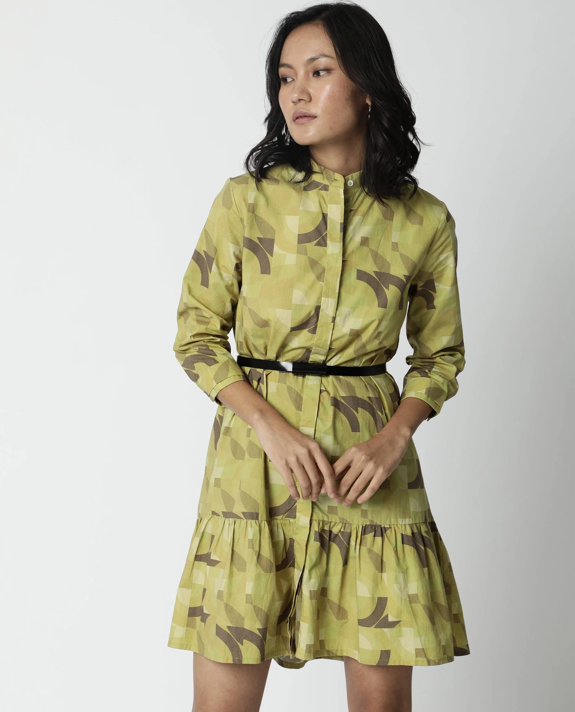 Rareism Women's Ghost Green Dress
