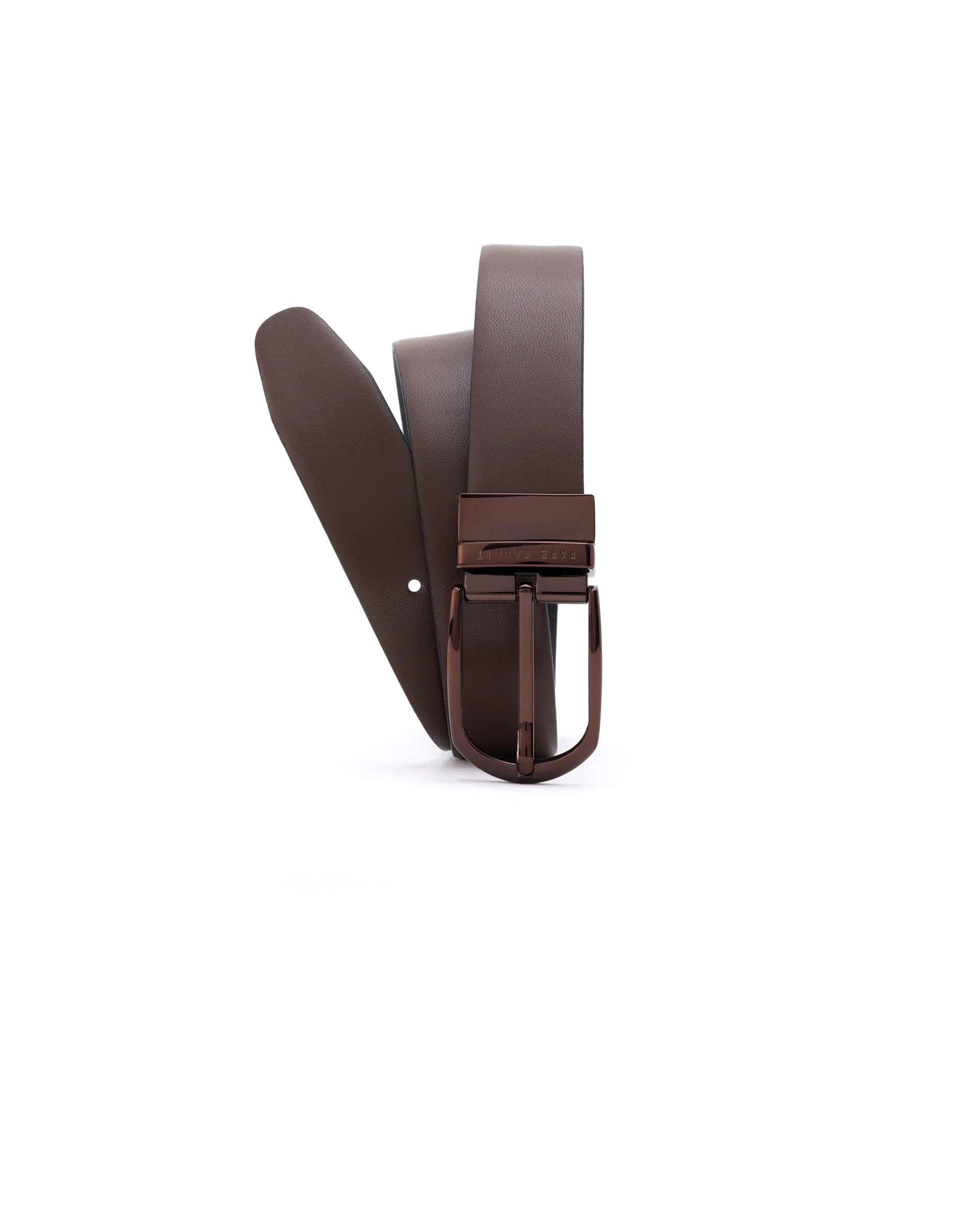 Rare Rabbit Men's Grata Black Belt Leather - Image 7
