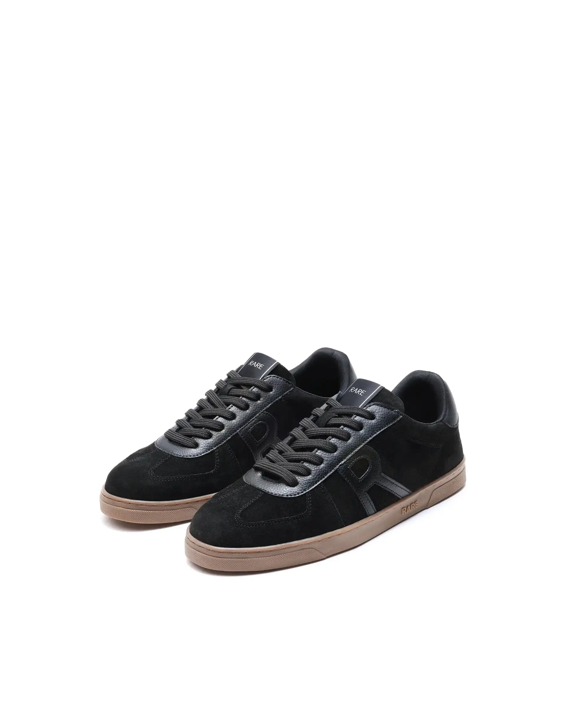 Rare Rabbit Men's Greg Light Black Lace-Up Closure Suede Sneaker - Image 3