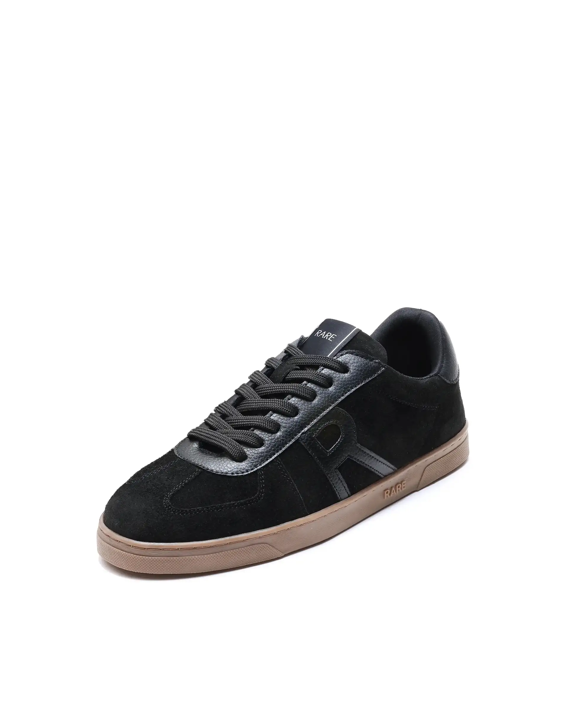 Rare Rabbit Men's Greg Light Black Lace-Up Closure Suede Sneaker - Image 8
