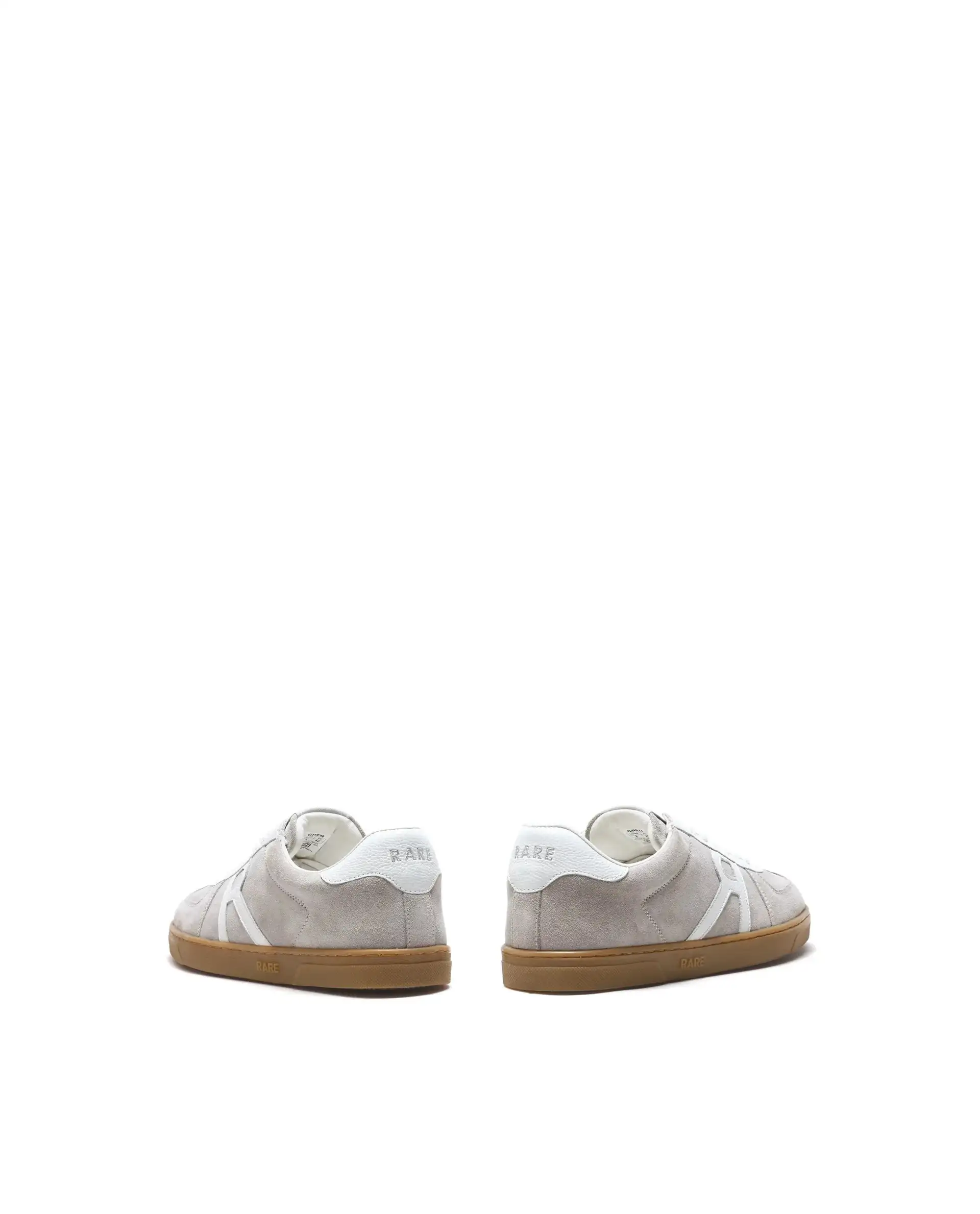 Rare Rabbit Men's Greg Light Grey Lace-Up Closure Suede Sneaker - Image 4