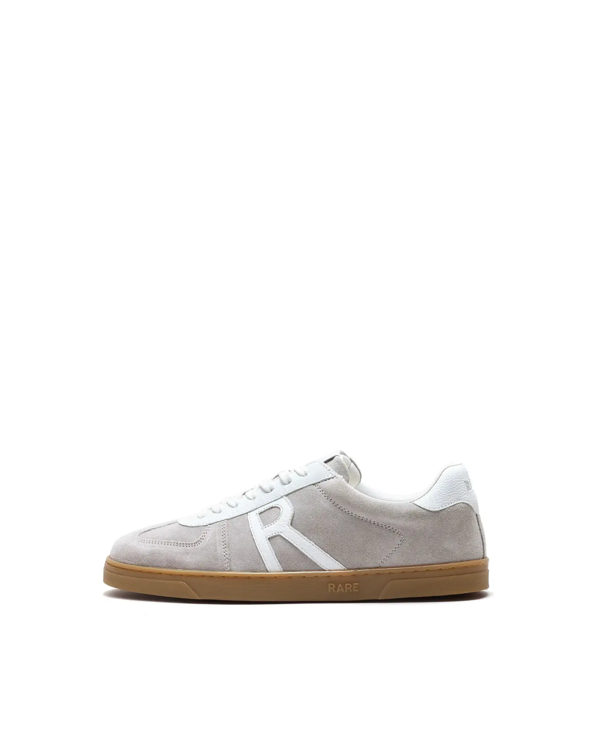 Rare Rabbit Men's Greg Light Grey Lace-Up Closure Suede Sneaker - Image 8