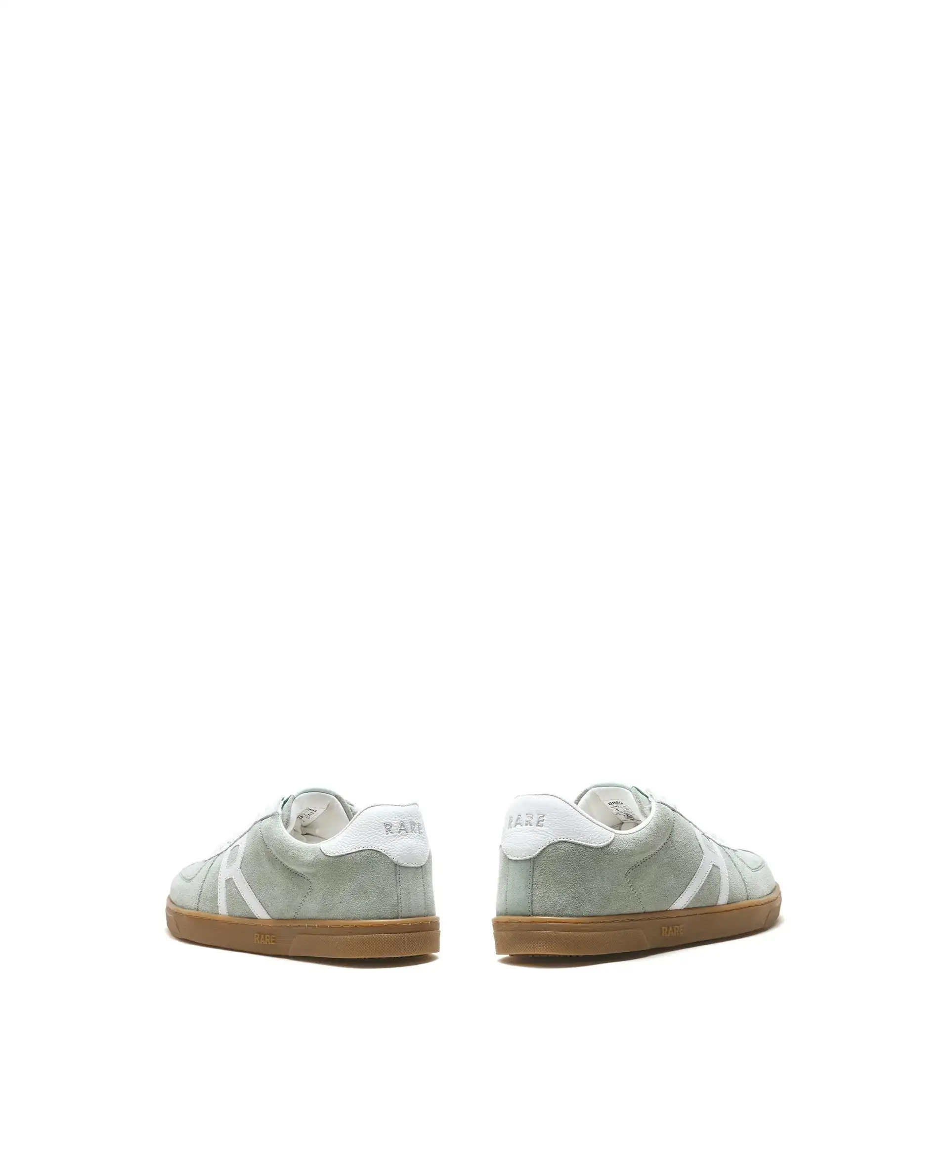 Rare Rabbit Men's Greg Light Sage Lace-Up Closure Suede Sneaker - Image 5