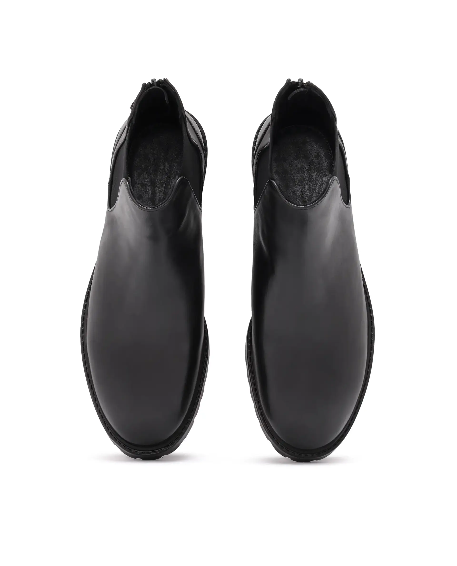 Rare Rabbit Men's Gum Black Classic Chelsea Boot - Image 5