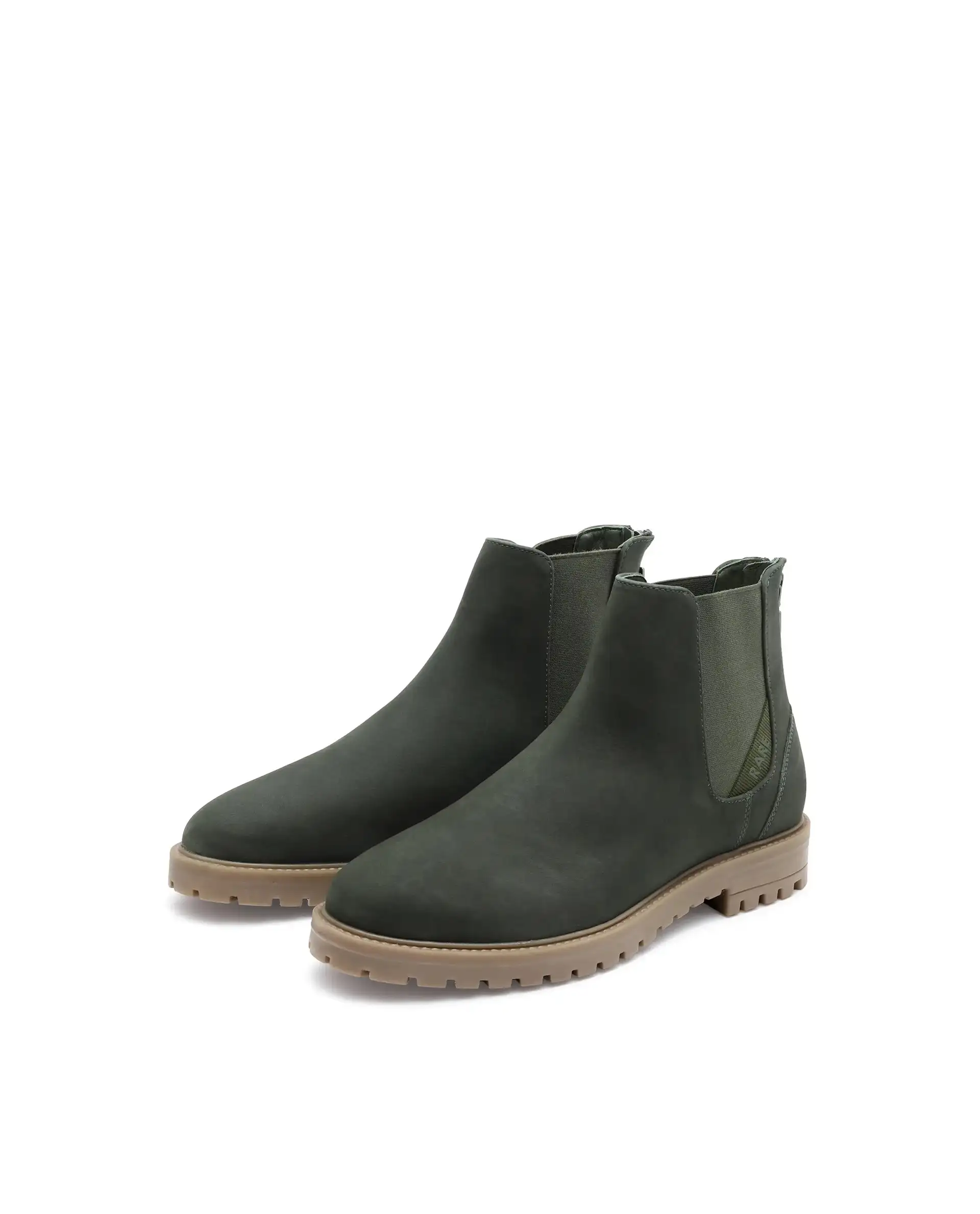 Rare Rabbit Men's Gum Pro Green Classic Chelsea Boot - Image 3