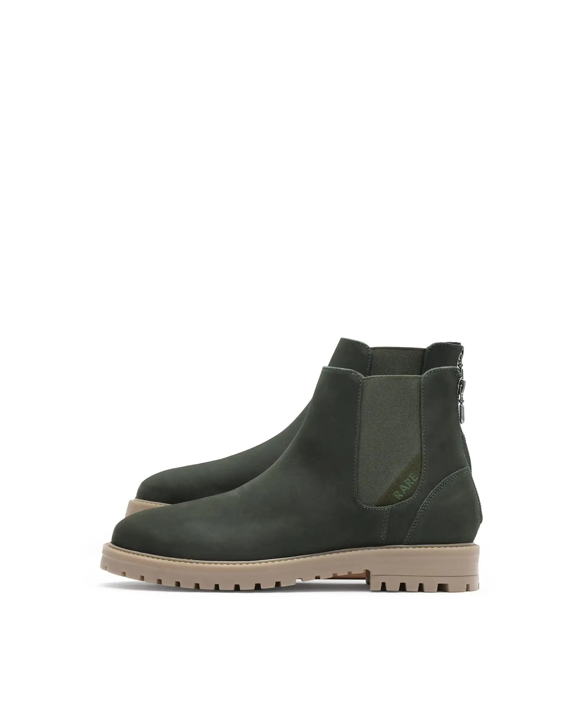 Rare Rabbit Men's Gum Pro Green Classic Chelsea Boot - Image 8