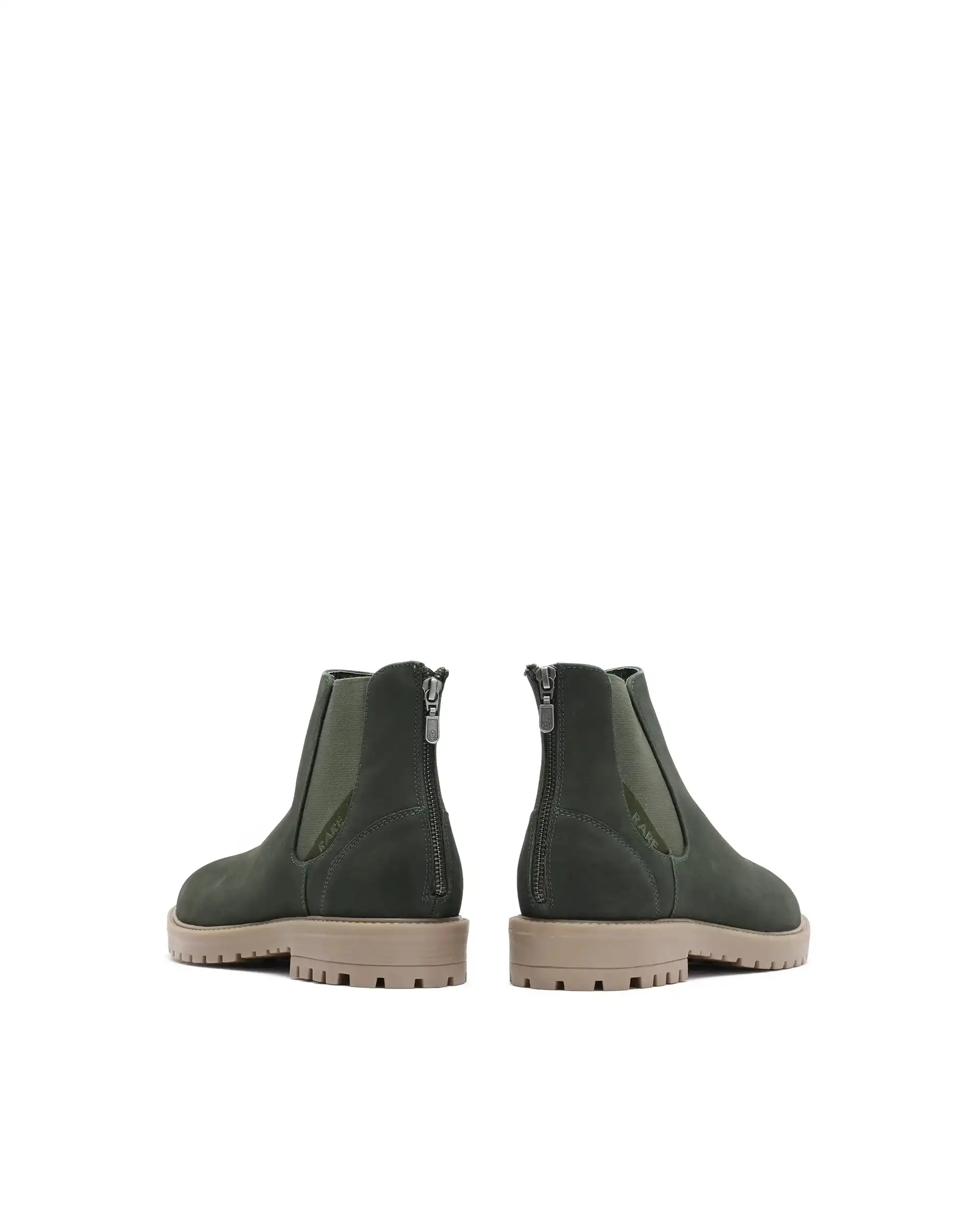 Rare Rabbit Men's Gum Pro Green Classic Chelsea Boot - Image 9