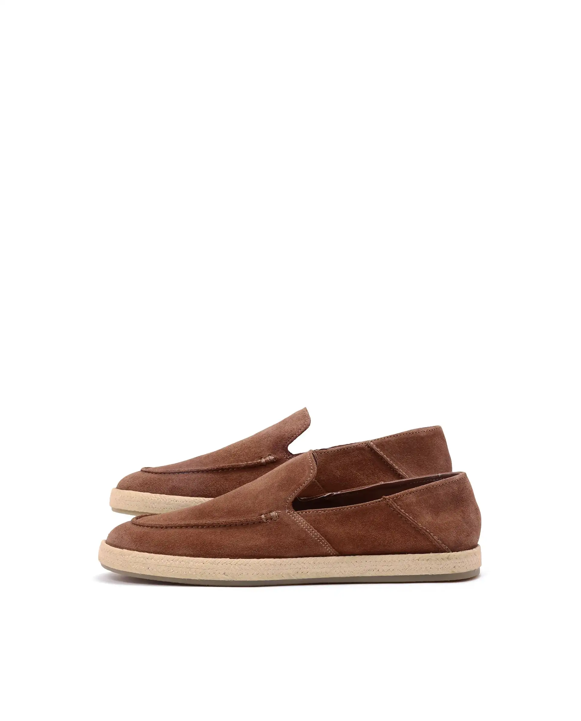Rare Rabbit Men Havana Camel Suede Leather Slip-On Closure Shoes - Image 7