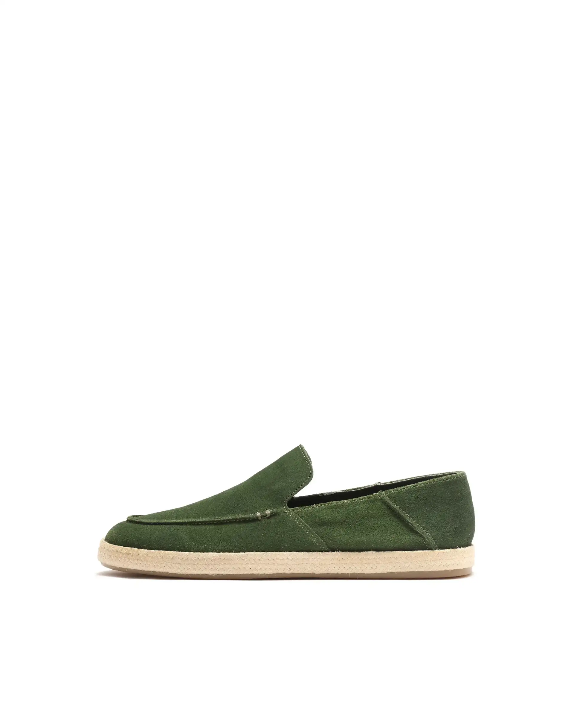 Rare Rabbit Men Havana Emerald Green Suede Leather Slip-On Closure Shoes - Image 3