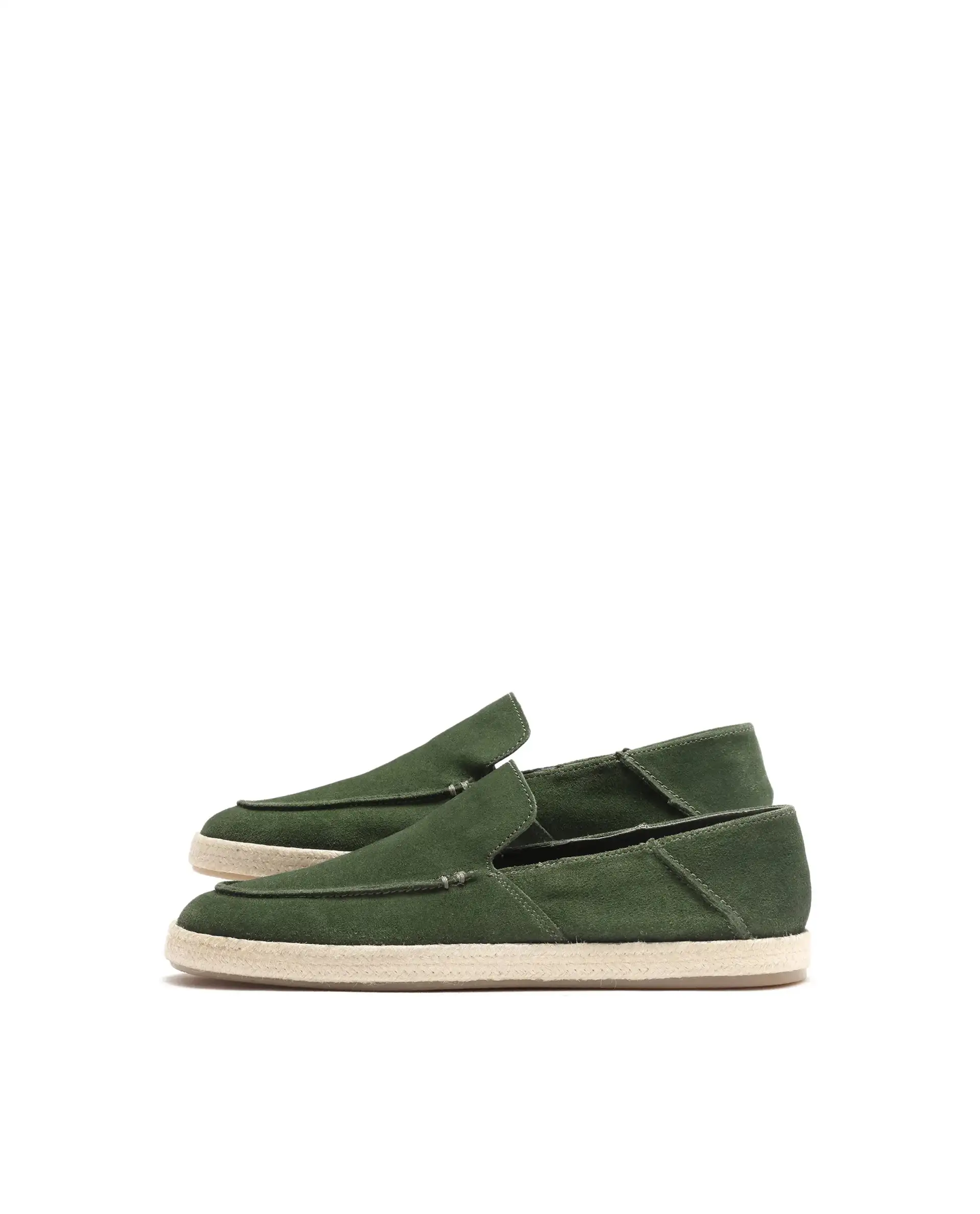 Rare Rabbit Men Havana Emerald Green Suede Leather Slip-On Closure Shoes - Image 7