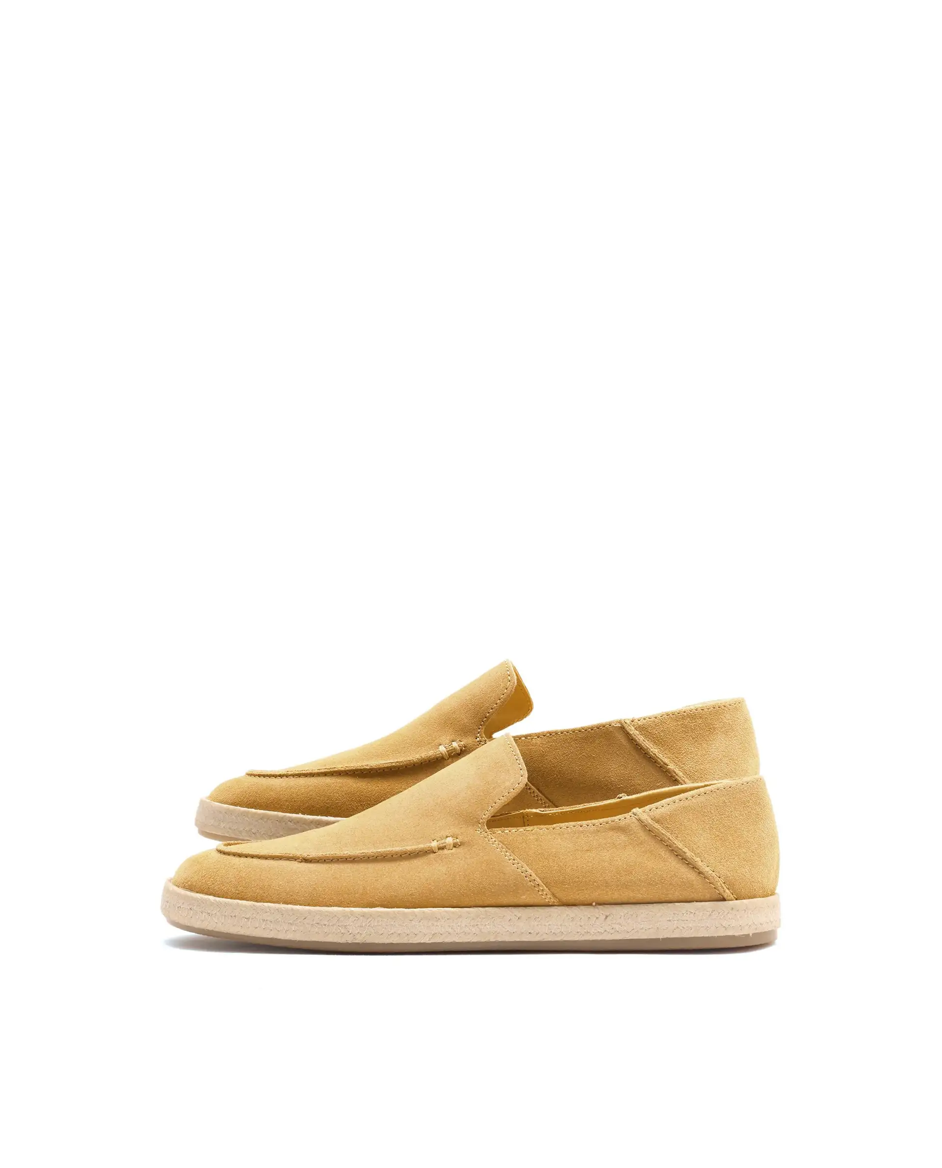 Rare Rabbit Men Havana Mustard Yellow Suede Leather Slip-On Closure Shoes - Image 7