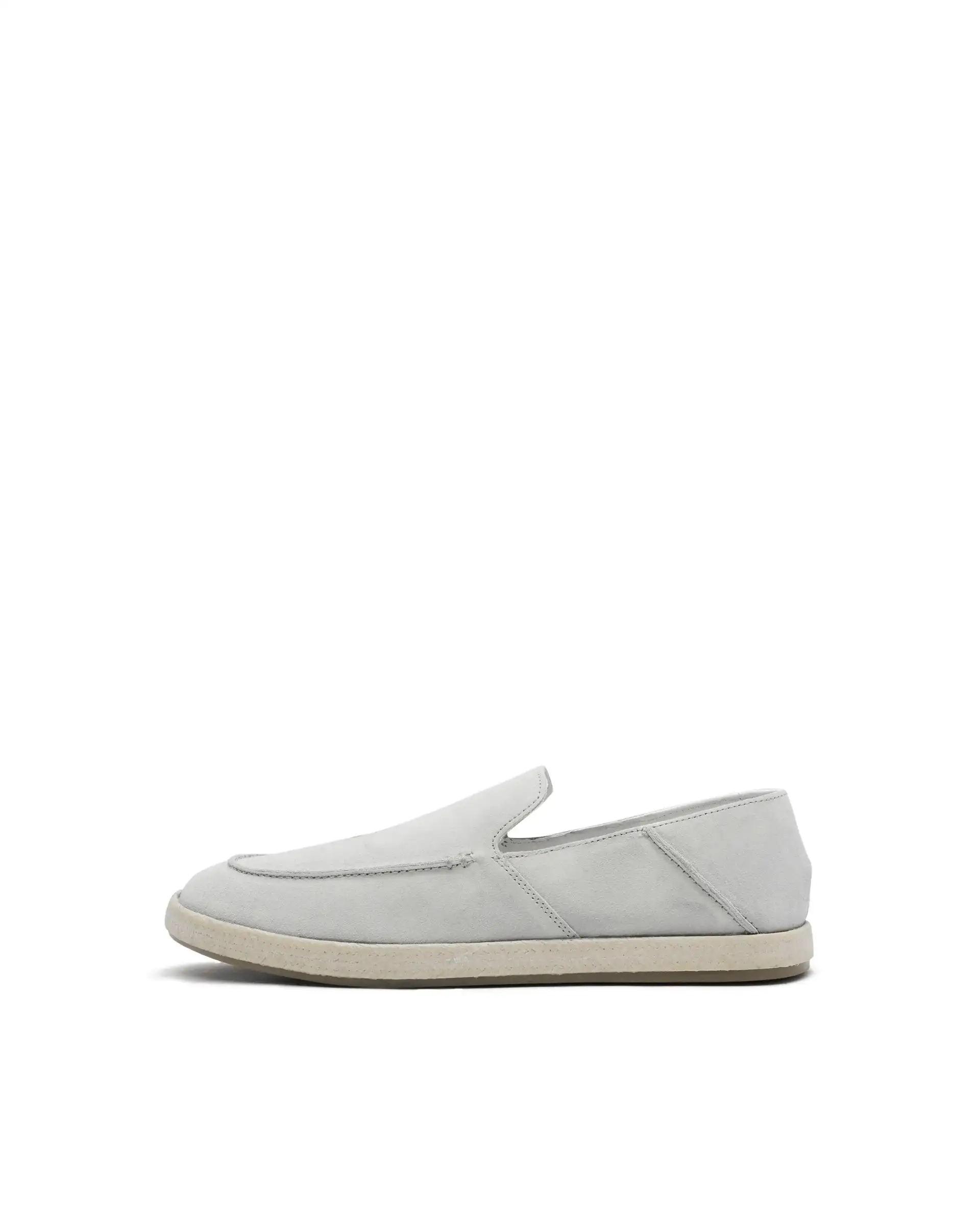 Rare Rabbit Men Havana White Suede Leather Slip-On Closure Shoes - Image 9