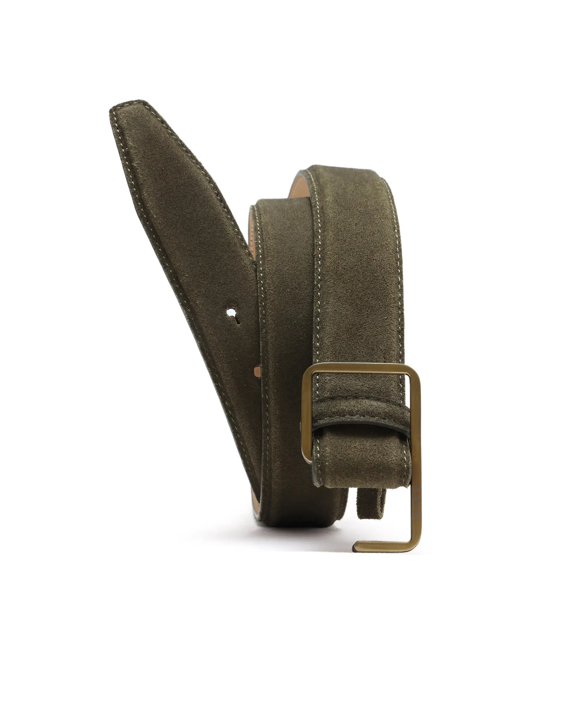 Rare Rabbit Men Hedvig Olive Belt - Image 2