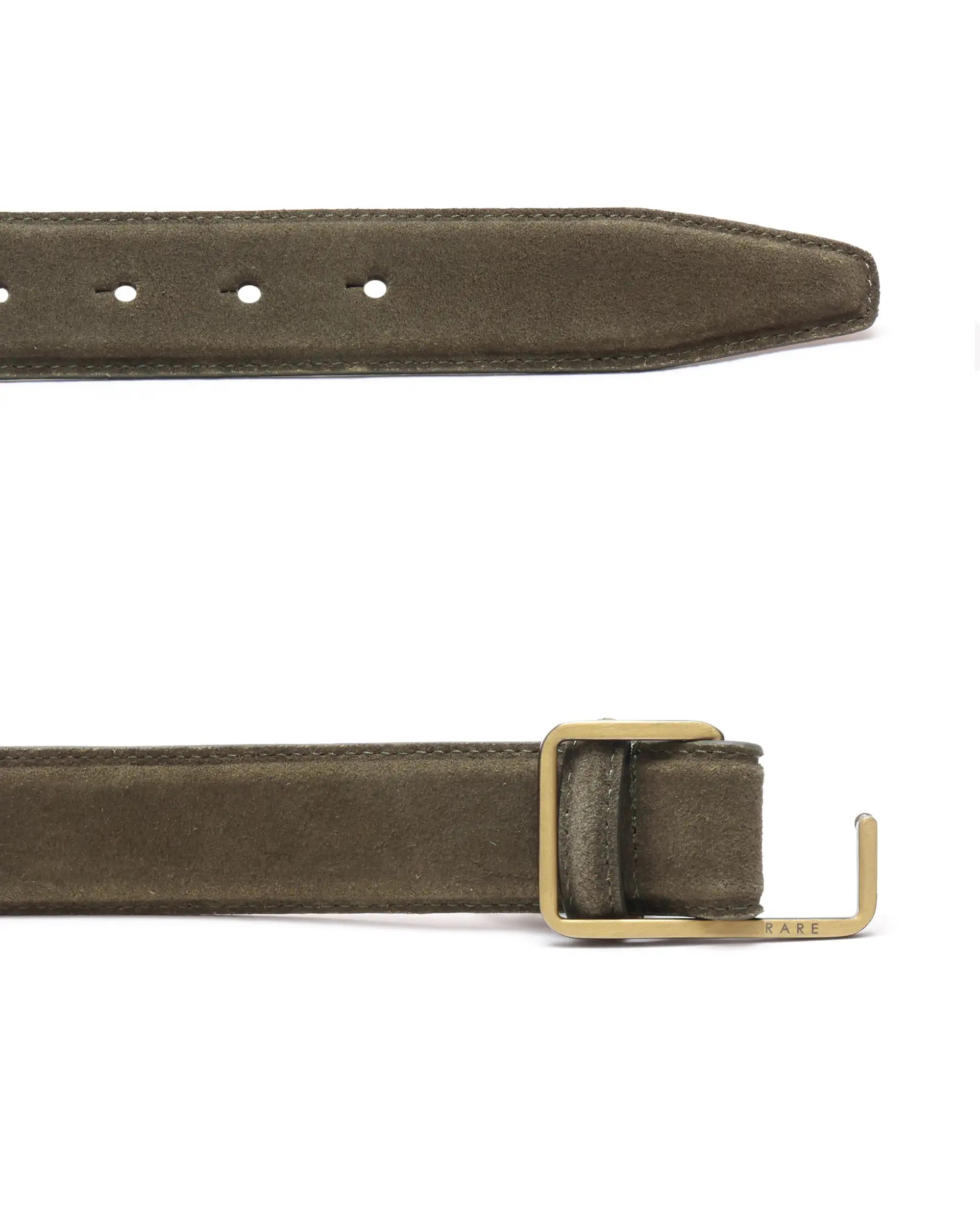 Rare Rabbit Men Hedvig Olive Belt - Image 3