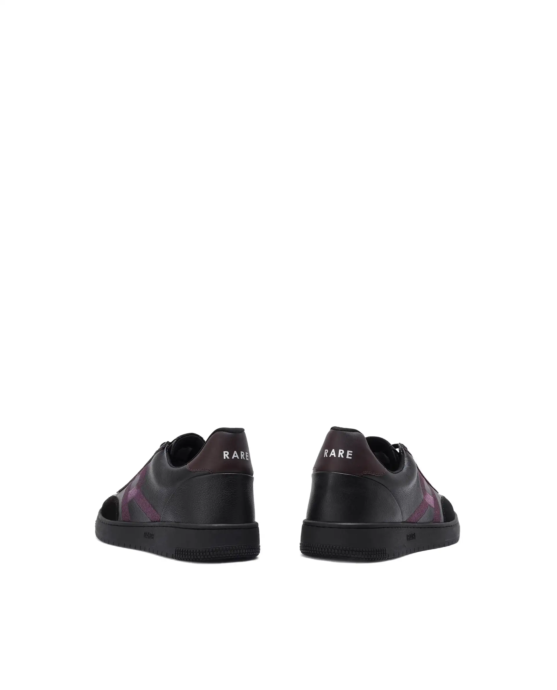 Rare Rabbit Men Hem Black Lace-Up Genuine Leather Signature Hem Branding Low-Top Sneaker Shoes - Image 6