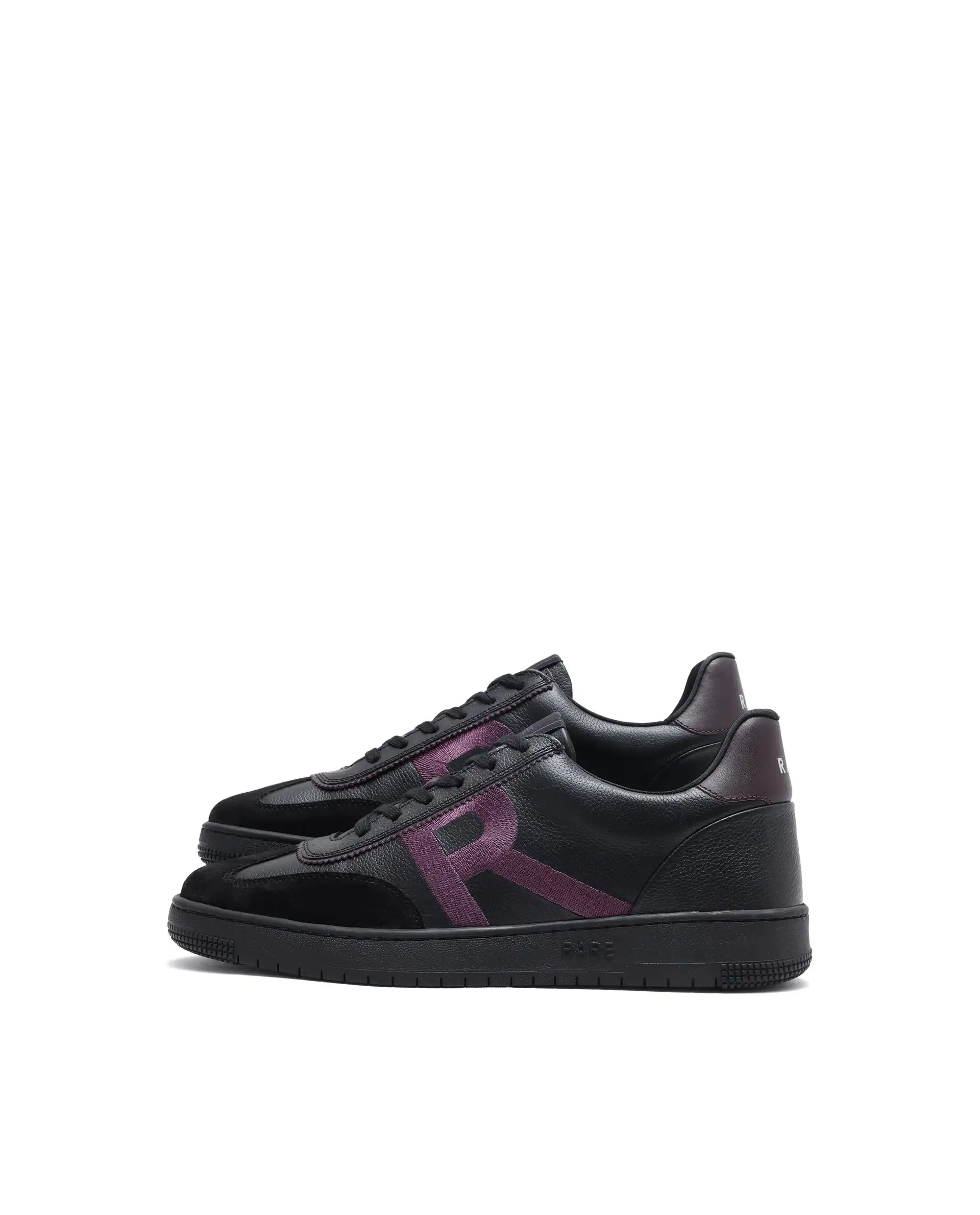 Rare Rabbit Men Hem Black Lace-Up Genuine Leather Signature Hem Branding Low-Top Sneaker Shoes - Image 7