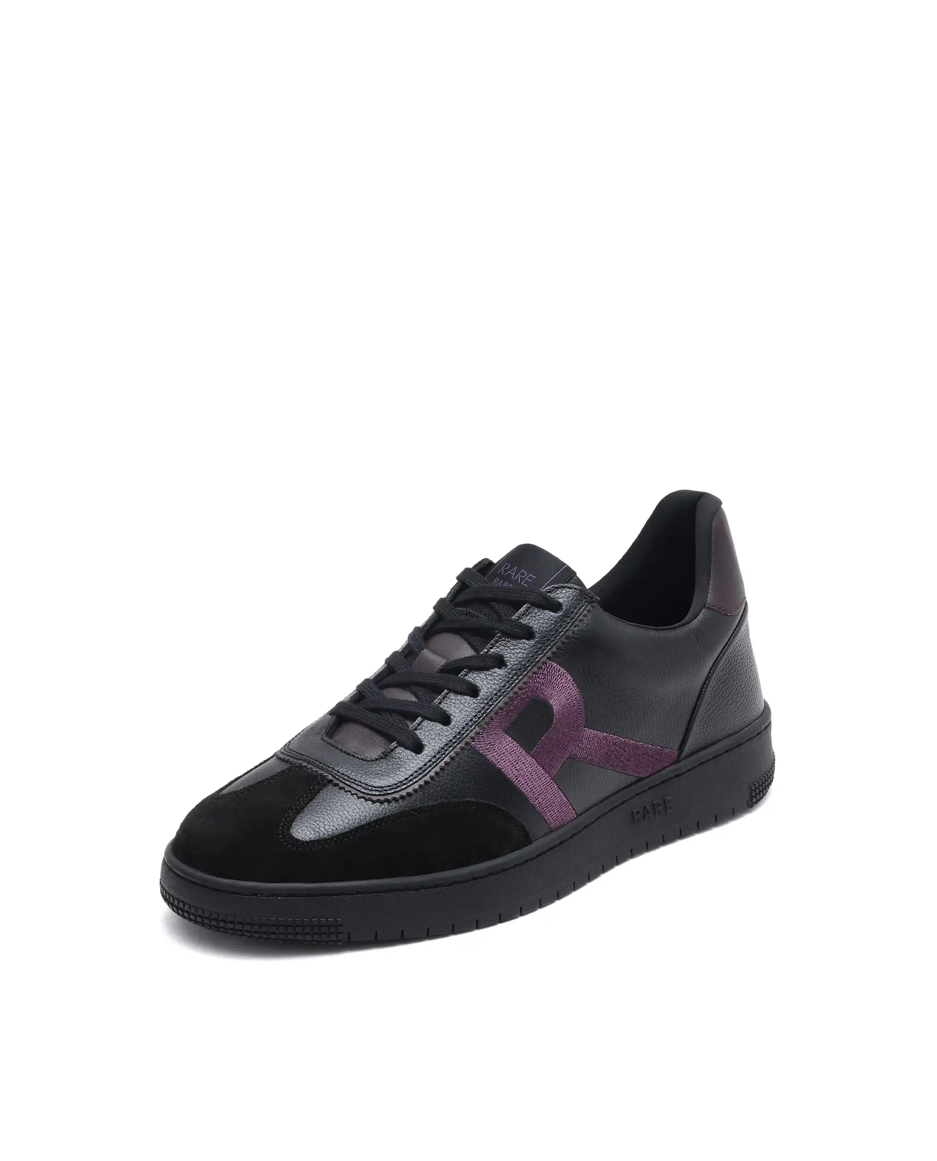 Rare Rabbit Men Hem Black Lace-Up Genuine Leather Signature Hem Branding Low-Top Sneaker Shoes - Image 8
