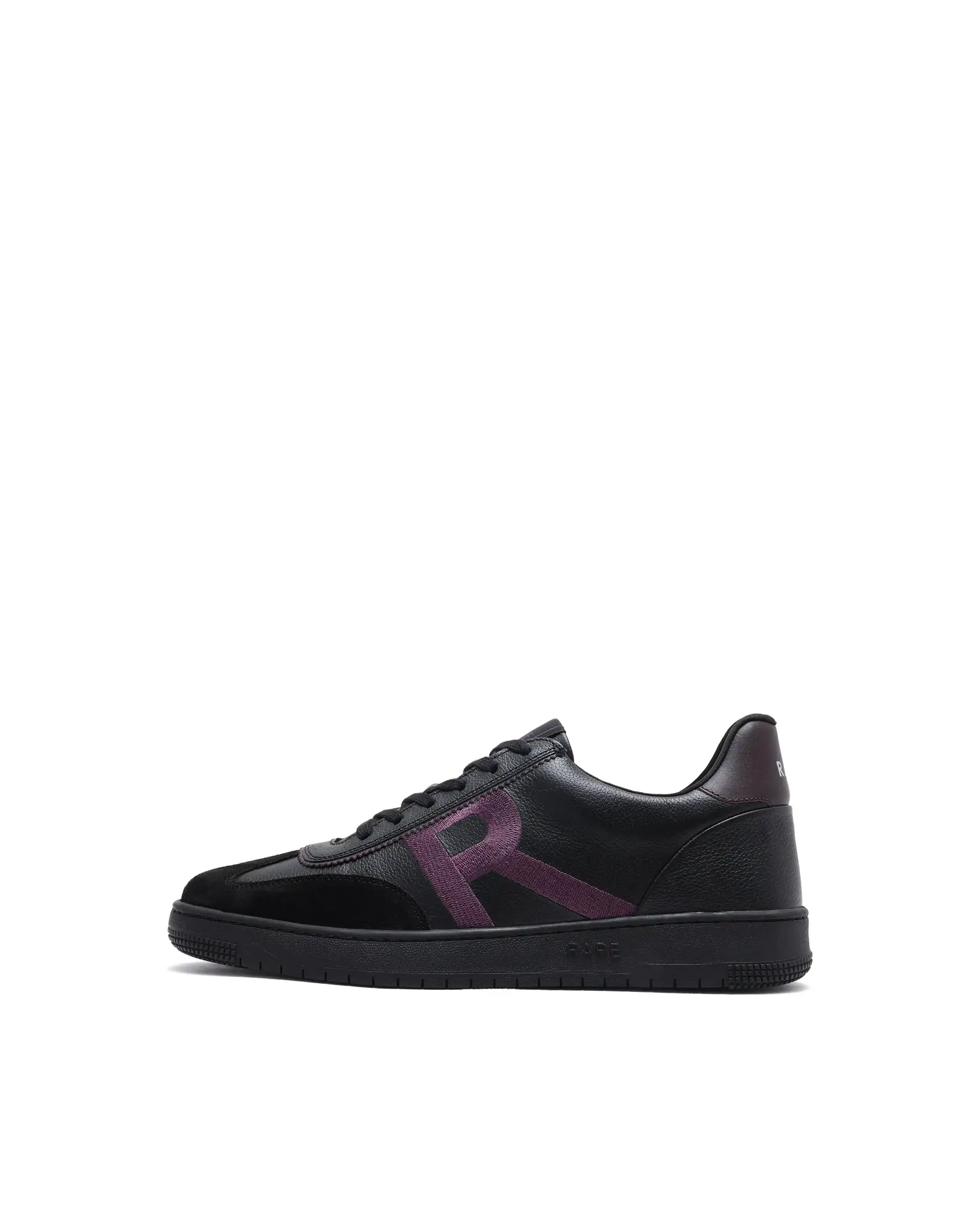 Rare Rabbit Men Hem Black Lace-Up Genuine Leather Signature Hem Branding Low-Top Sneaker Shoes - Image 9
