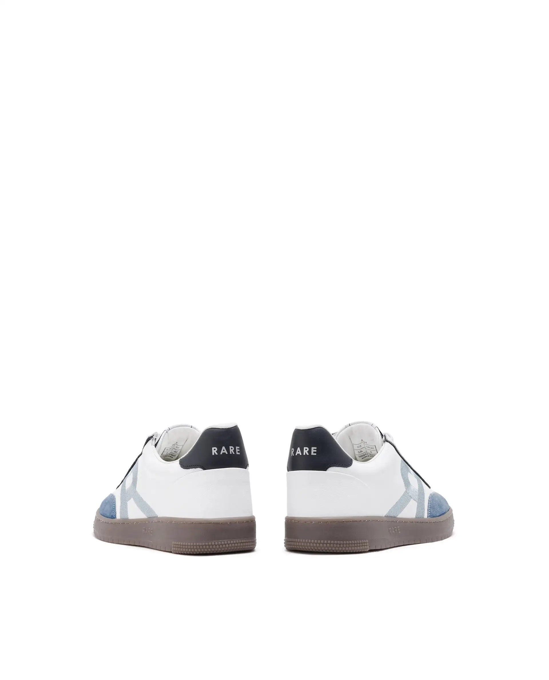 Rare Rabbit Men Hem White Lace-Up Genuine Leather Signature Hem Branding Low-Top Sneaker Shoes - Image 5