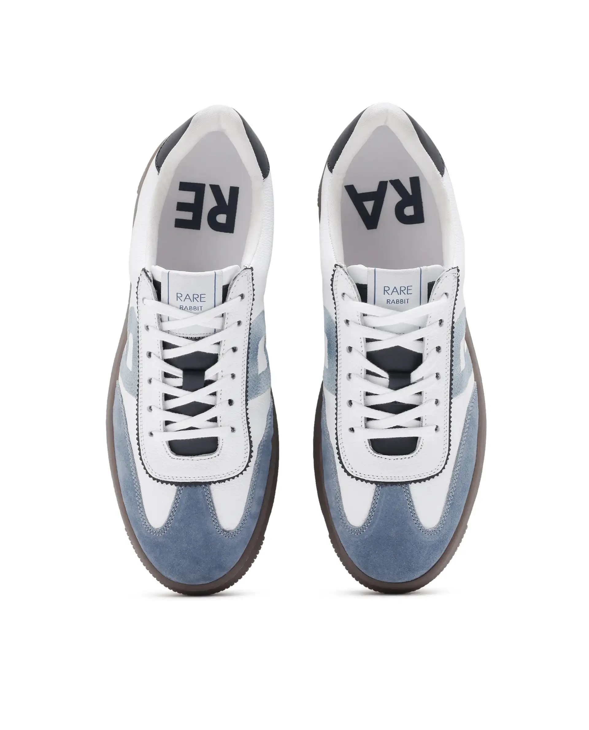 Rare Rabbit Men Hem White Lace-Up Genuine Leather Signature Hem Branding Low-Top Sneaker Shoes - Image 8