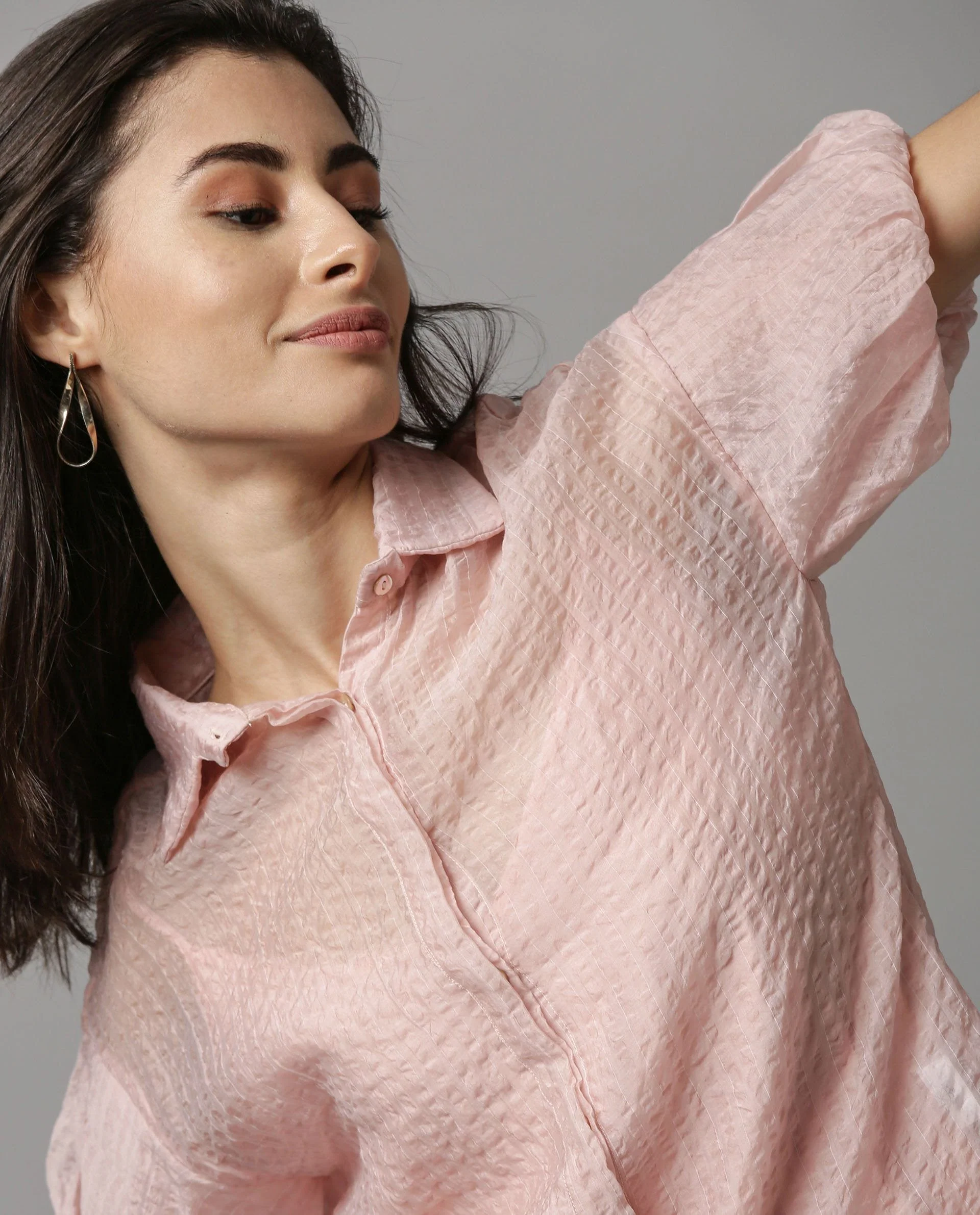 Rareism Women Highness Pink Top Short Sleeves - Image 2