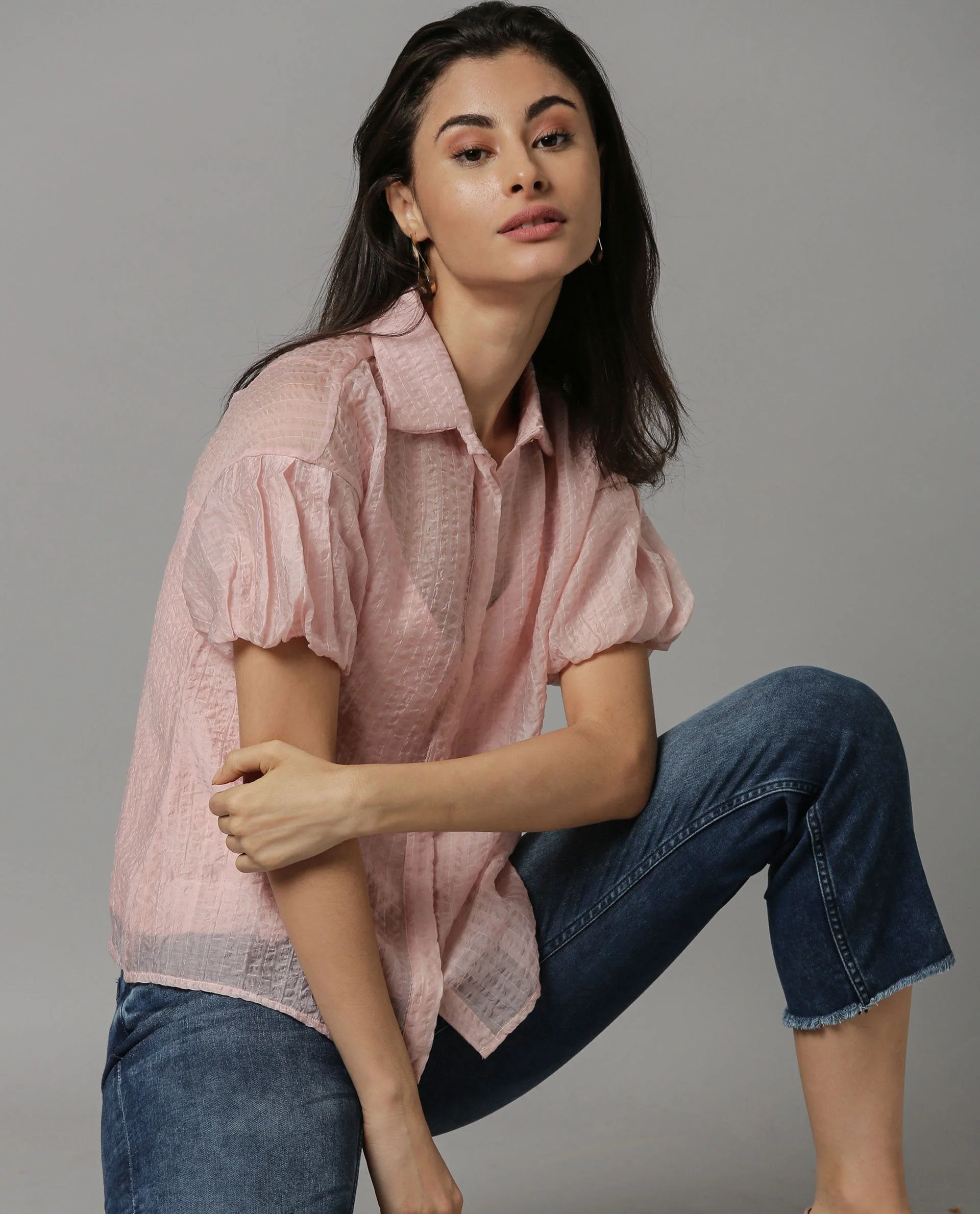 Rareism Women Highness Pink Top Short Sleeves - Image 4