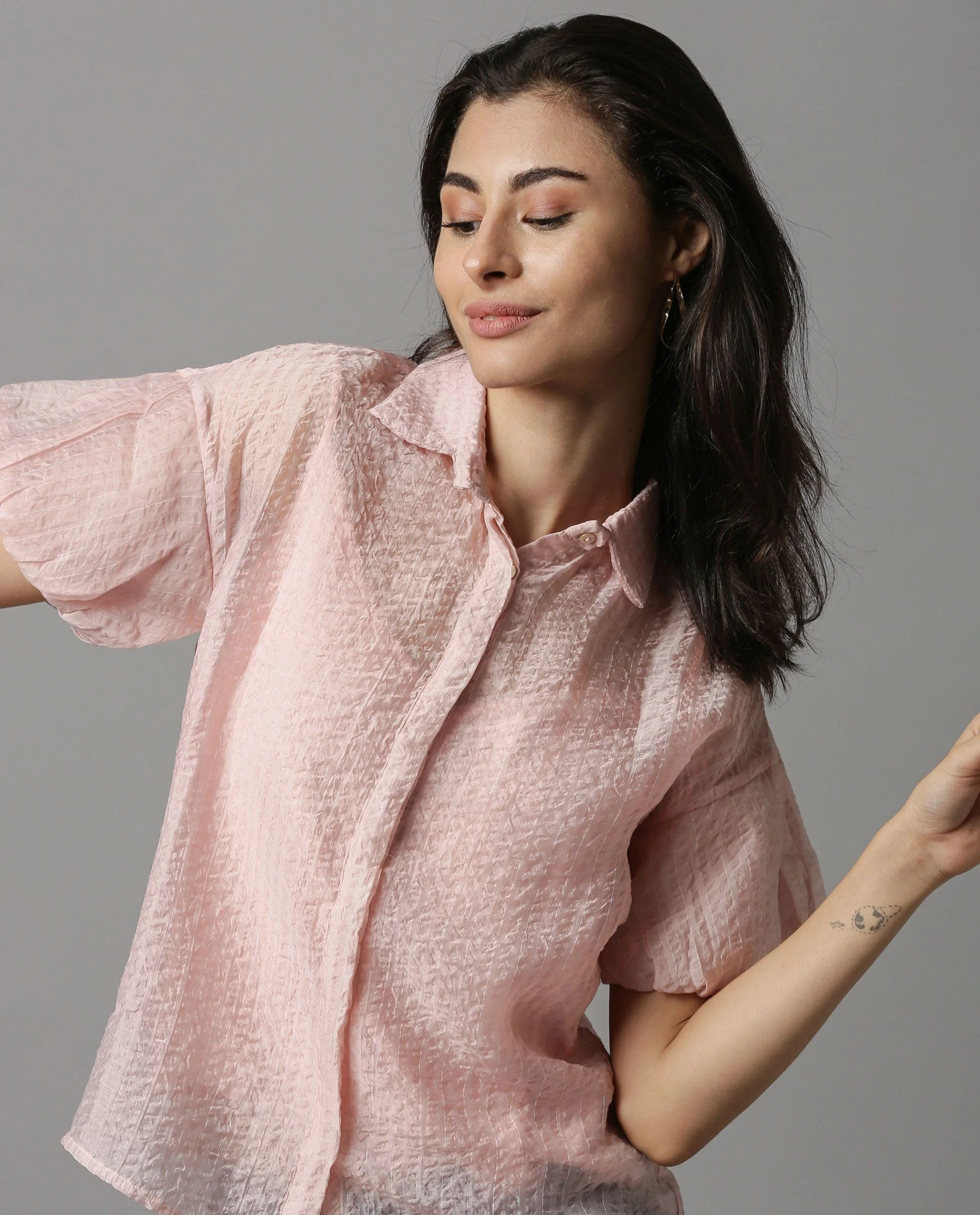 Rareism Women Highness Pink Top Short Sleeves - Image 6