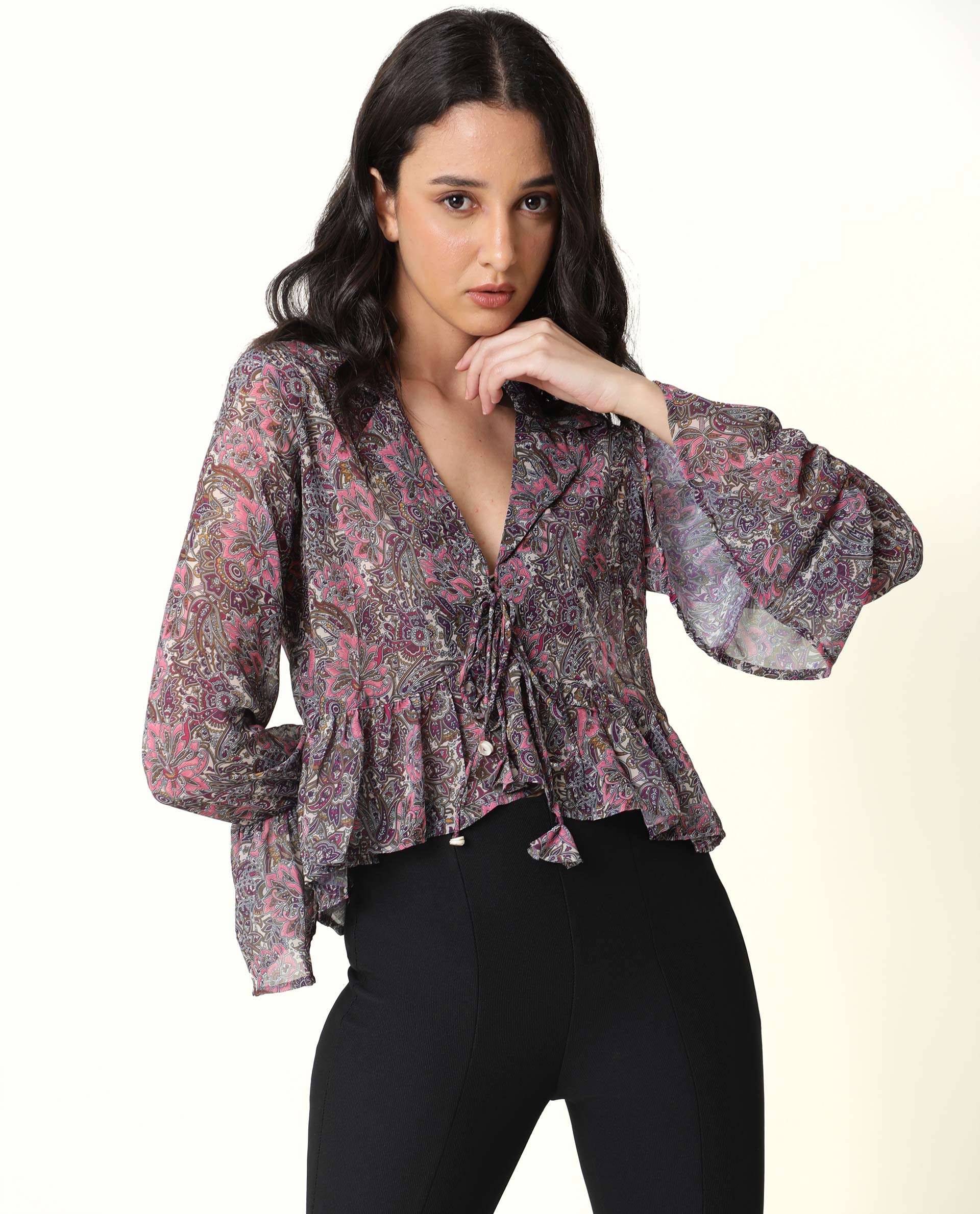 Rareism Women's Hill Pink Shrug - Image 3