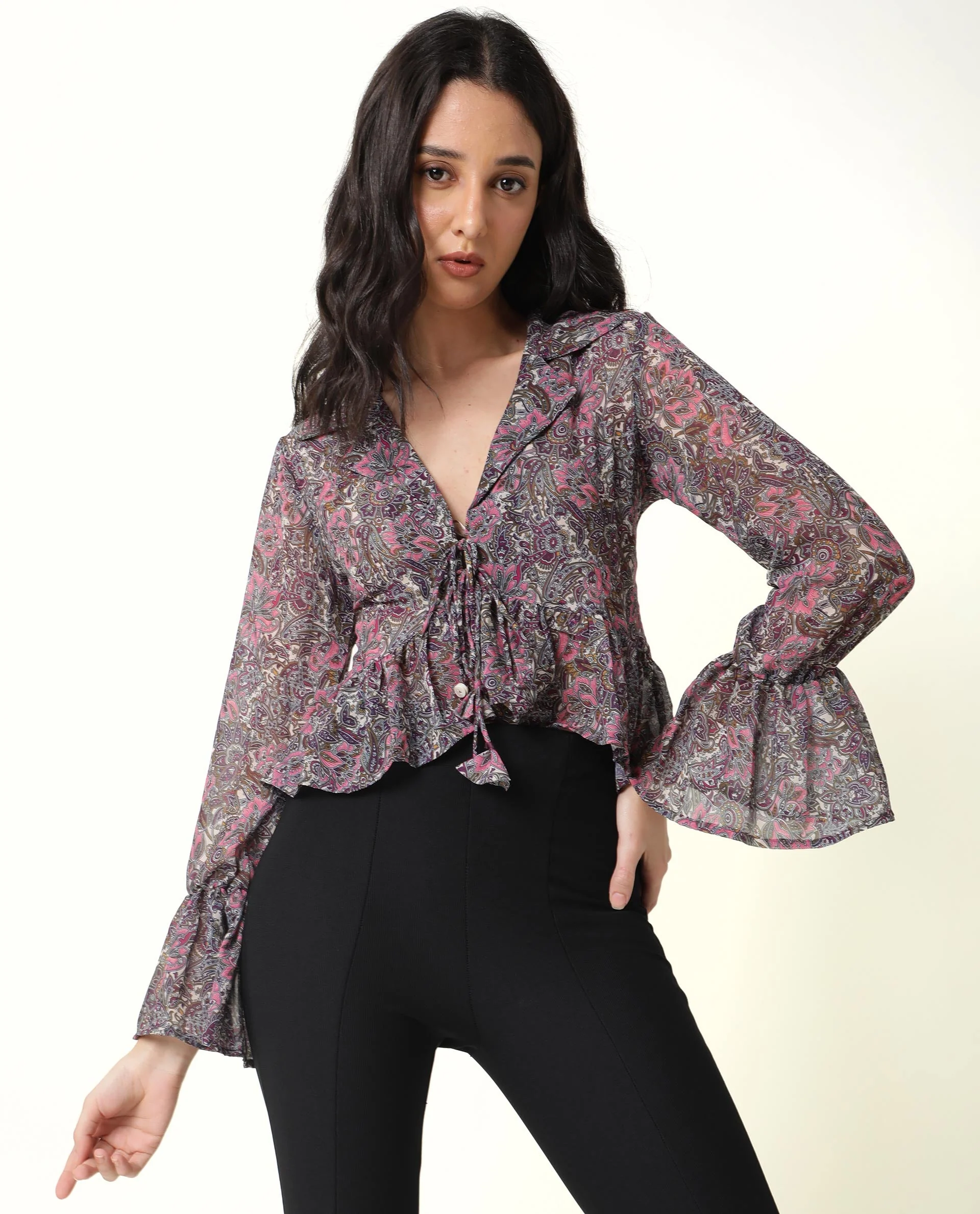 Rareism Women's Hill Pink Shrug - Image 4