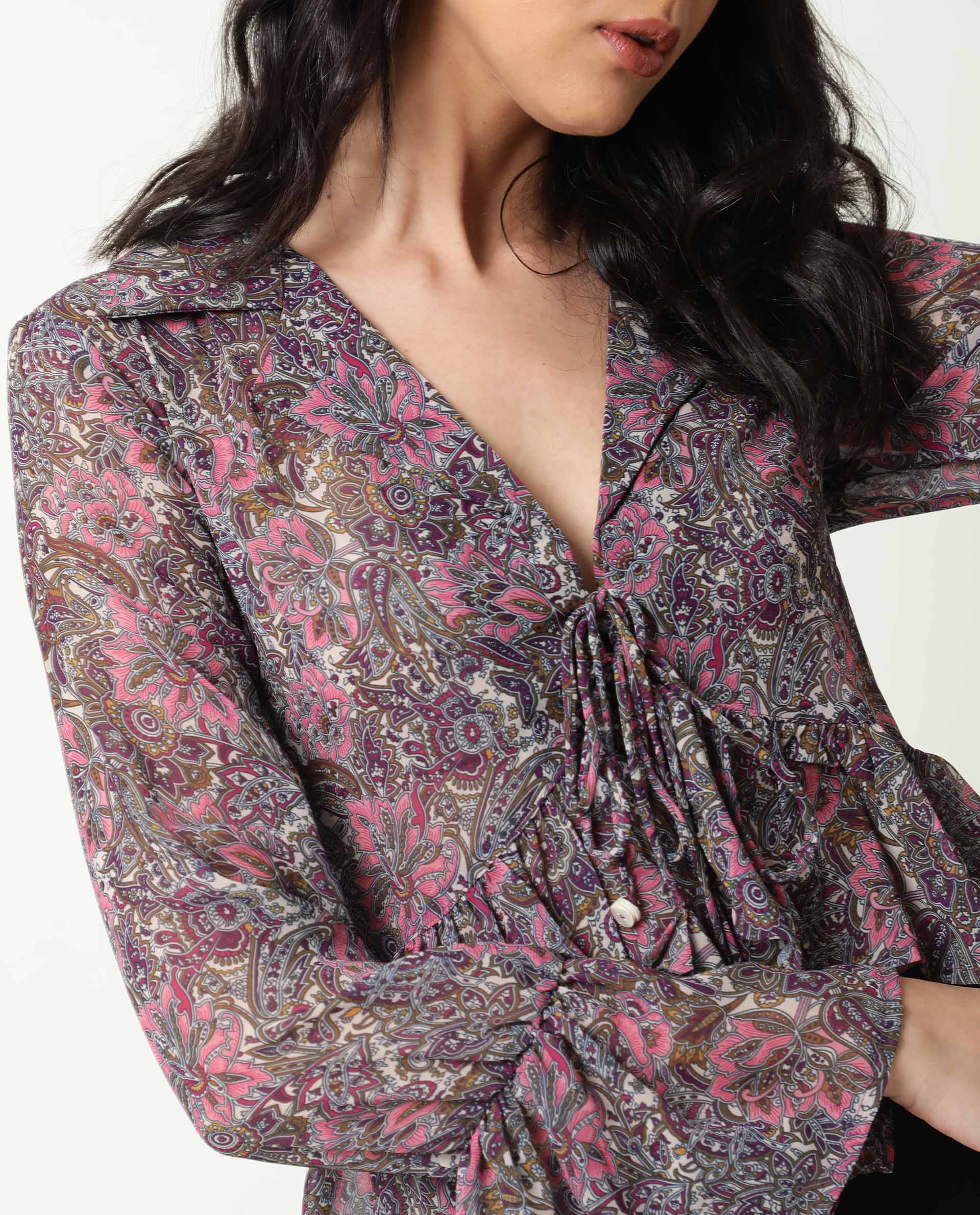 Rareism Women's Hill Pink Shrug - Image 5