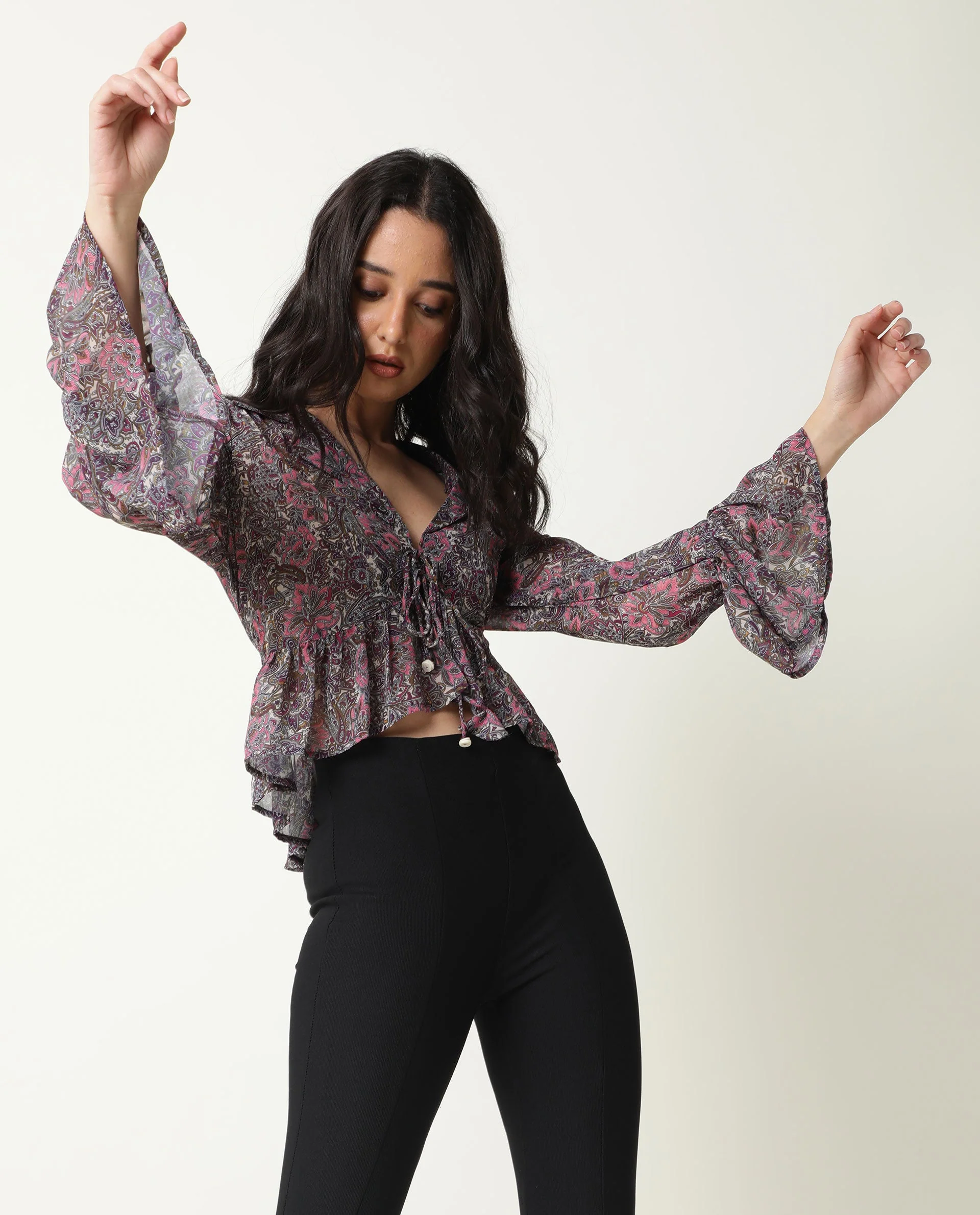 Rareism Women's Hill Pink Shrug - Image 8