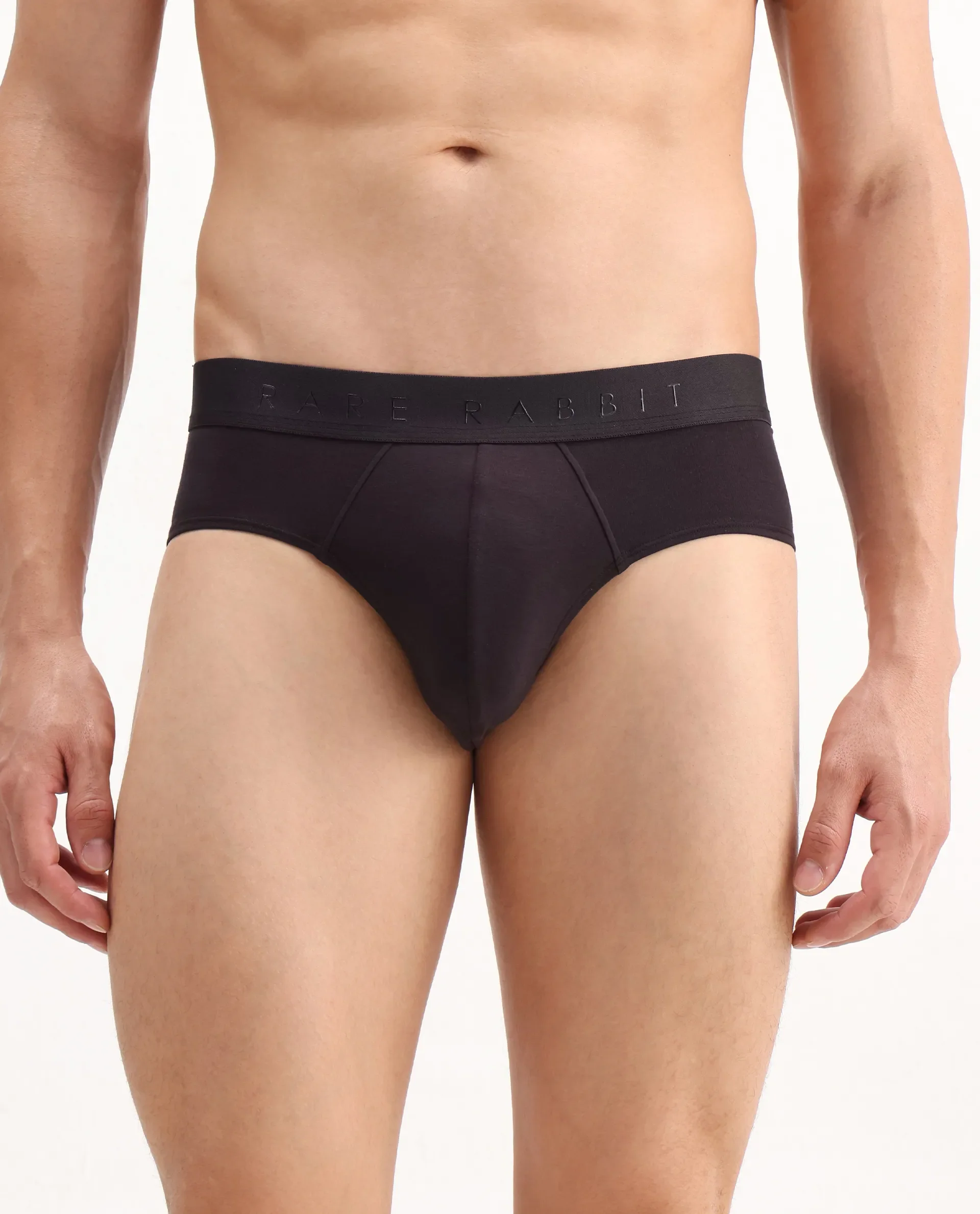 Rare Rabbit Men Hither Prune Soft Cotton Stretch Briefs - Image 5