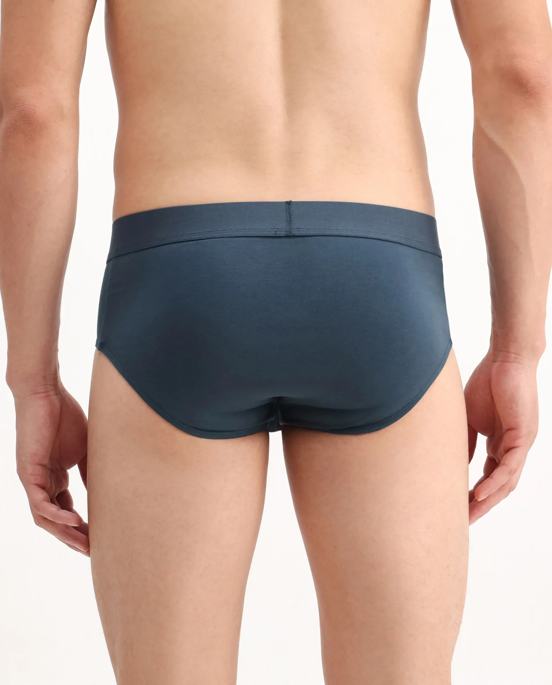 Rare Rabbit Men Hither Teal Soft Cotton Stretch Briefs - Image 6