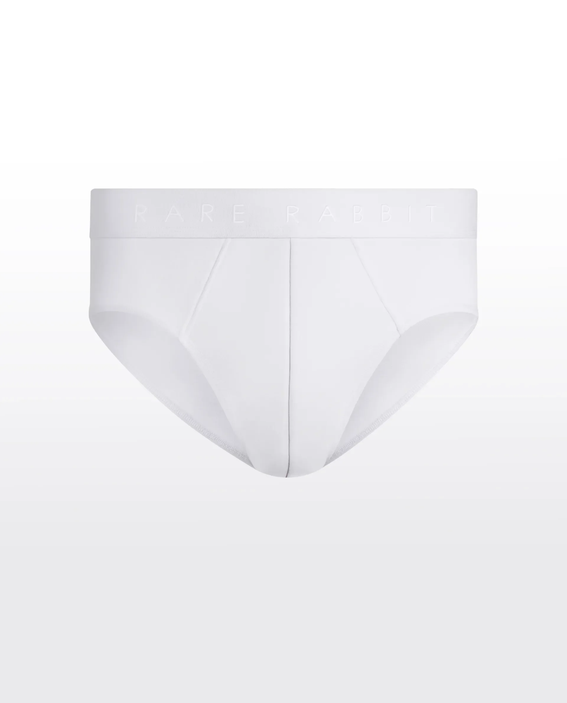 Rare Rabbit Men Hither White Soft Cotton Stretch Briefs