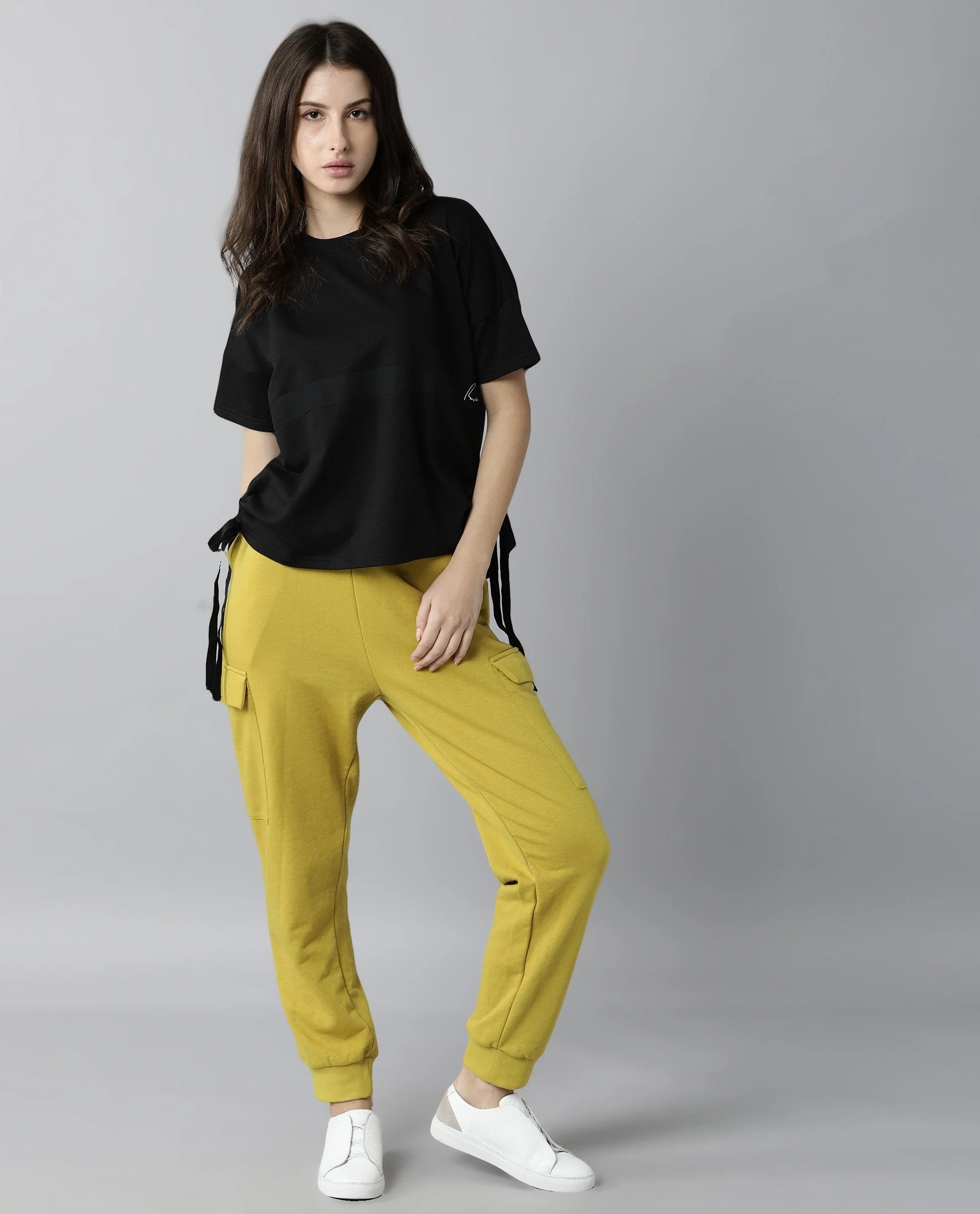 Rareism Womens Hoa Black T-Shirt Polycotton Fabric Short Sleeve Regular Fit Round Neck - Image 3