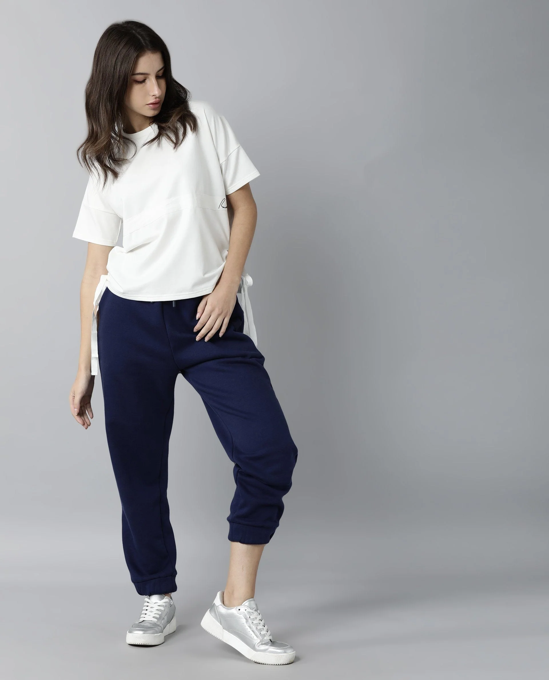 Rareism Womens Hoa Off White T-Shirt Polycotton Fabric Short Sleeve Regular Fit Round Neck - Image 8