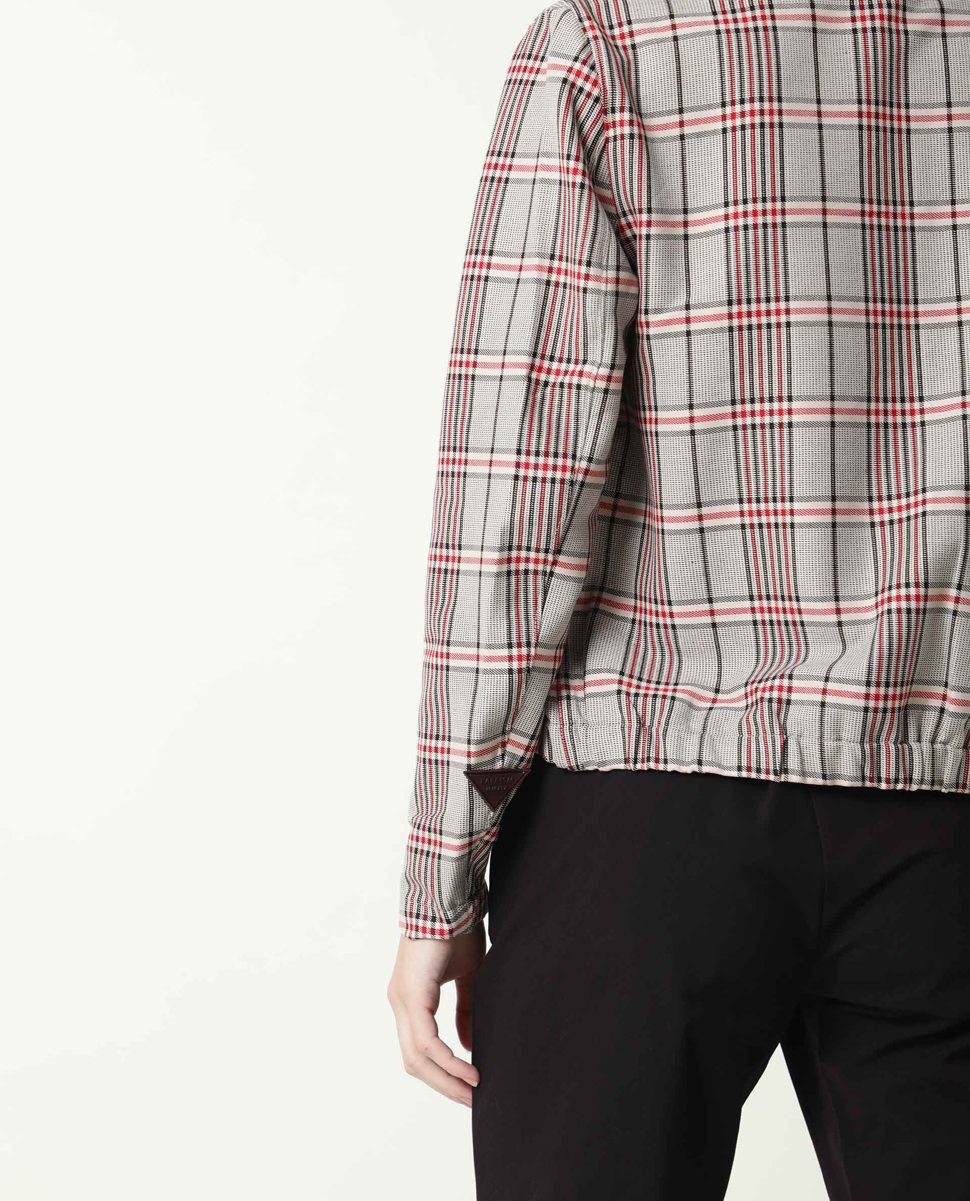Rareism Women Homer Offwhite Jacket Full Sleeves Checks - Image 10