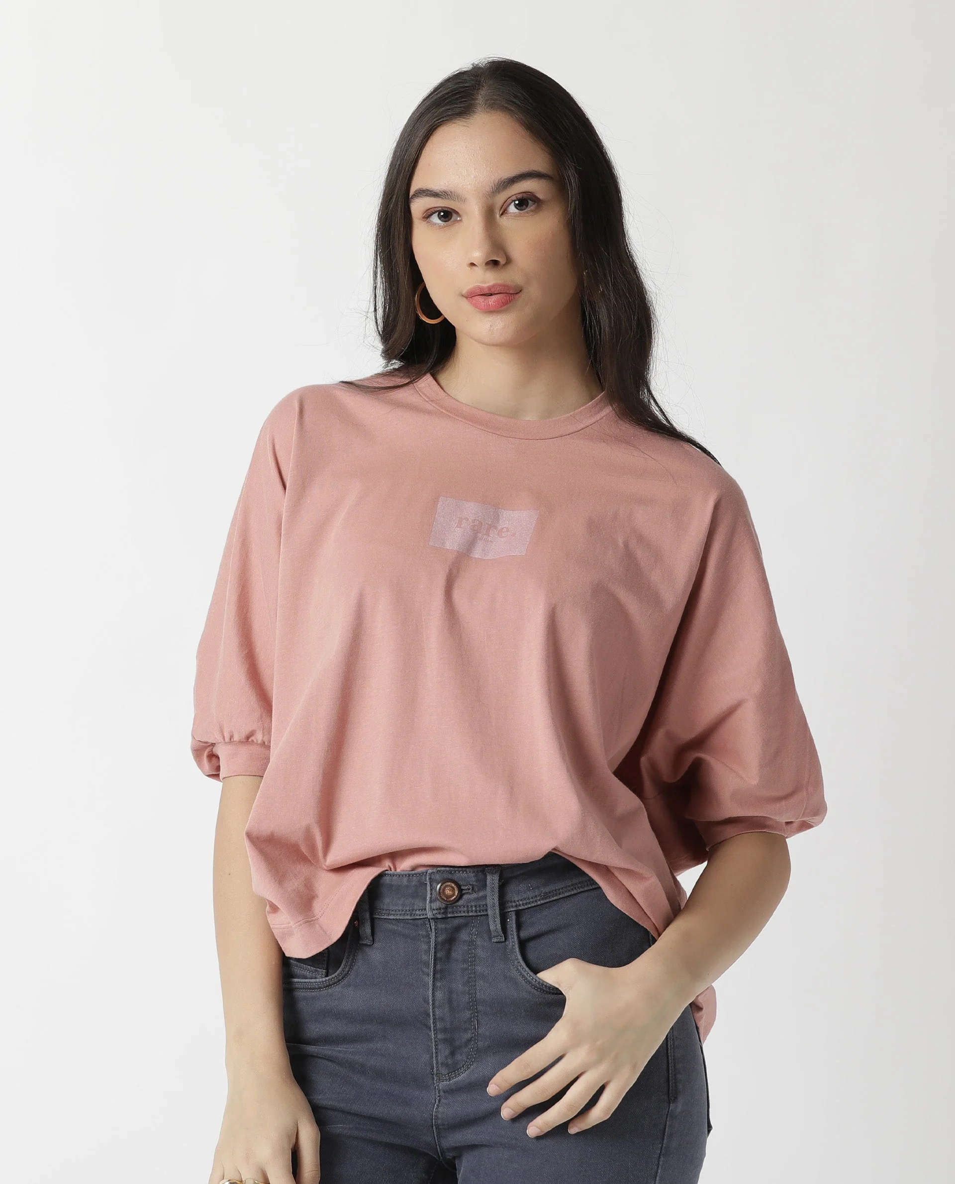 Rareism Womens Hooda 2 Pink T-Shirt Round Neck 3/4Th Sleeve - Image 7
