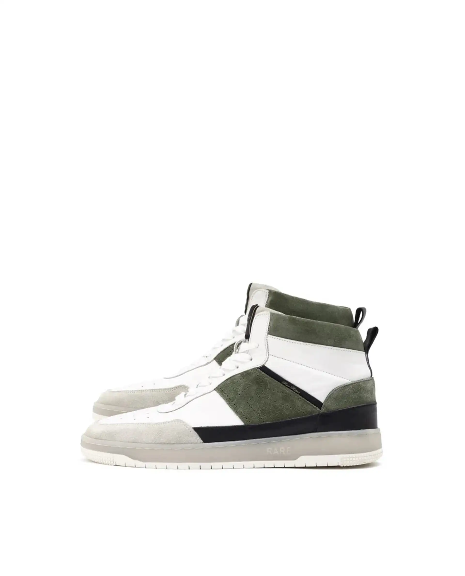 Rare Rabbit Men's Horizon Green Suede And Leather High-Top Lace Up Sneaker Shoes - Image 5