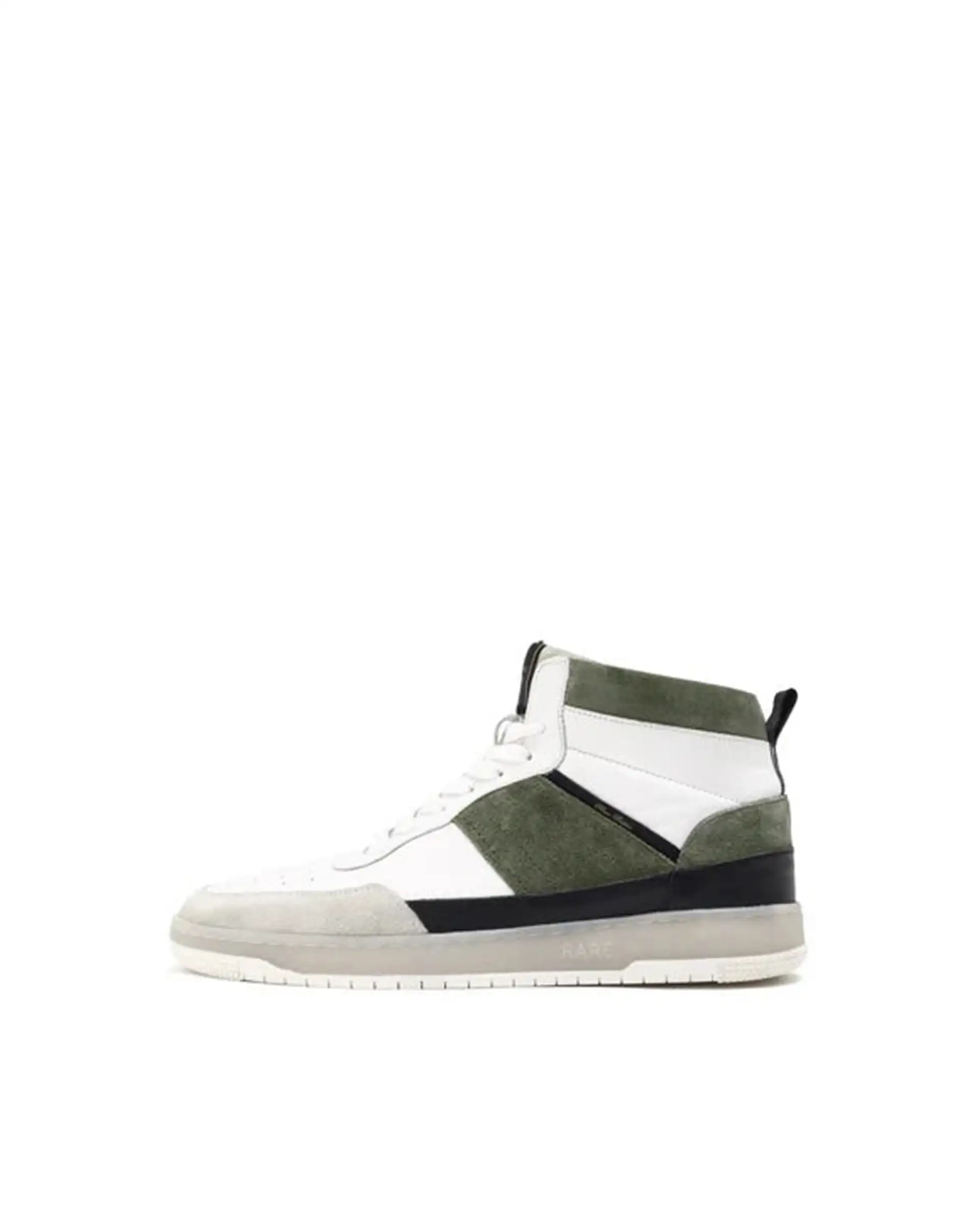 Rare Rabbit Men's Horizon Green Suede And Leather High-Top Lace Up Sneaker Shoes - Image 8