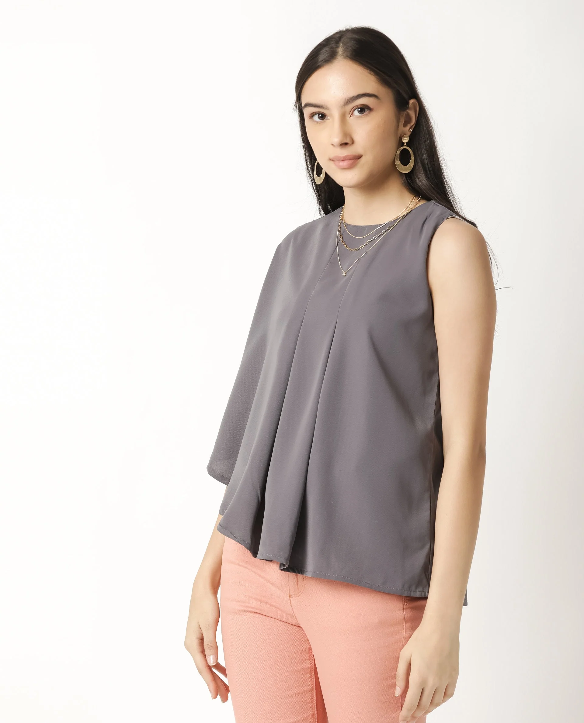 Rareism Women's Hudy Grey Top - Image 10