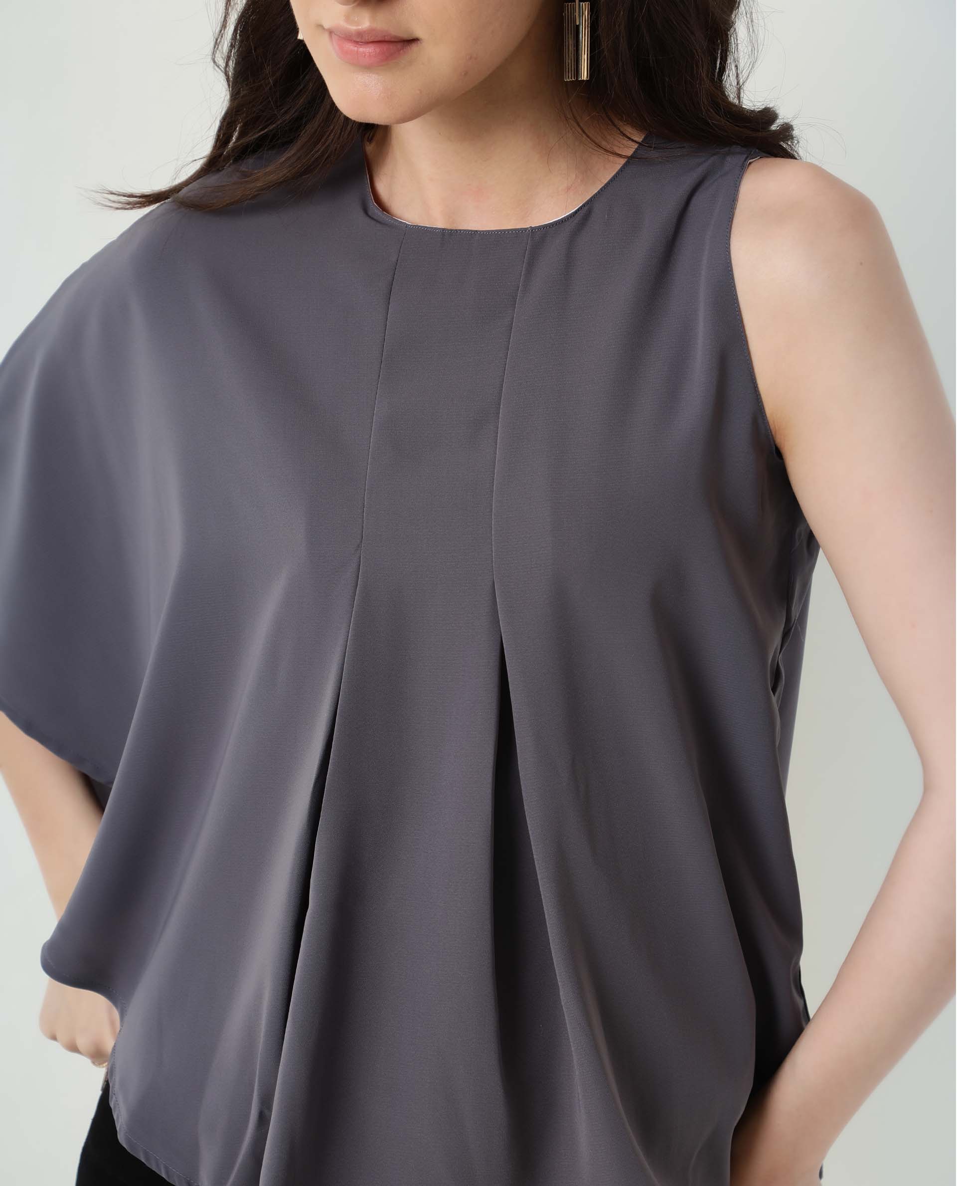 Rareism Women's Hudy Grey Top - Image 2
