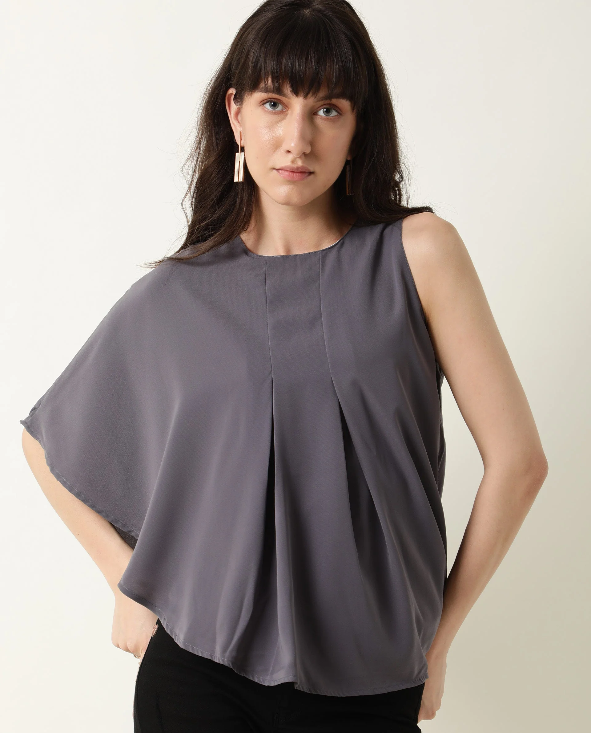 Rareism Women's Hudy Grey Top - Image 3