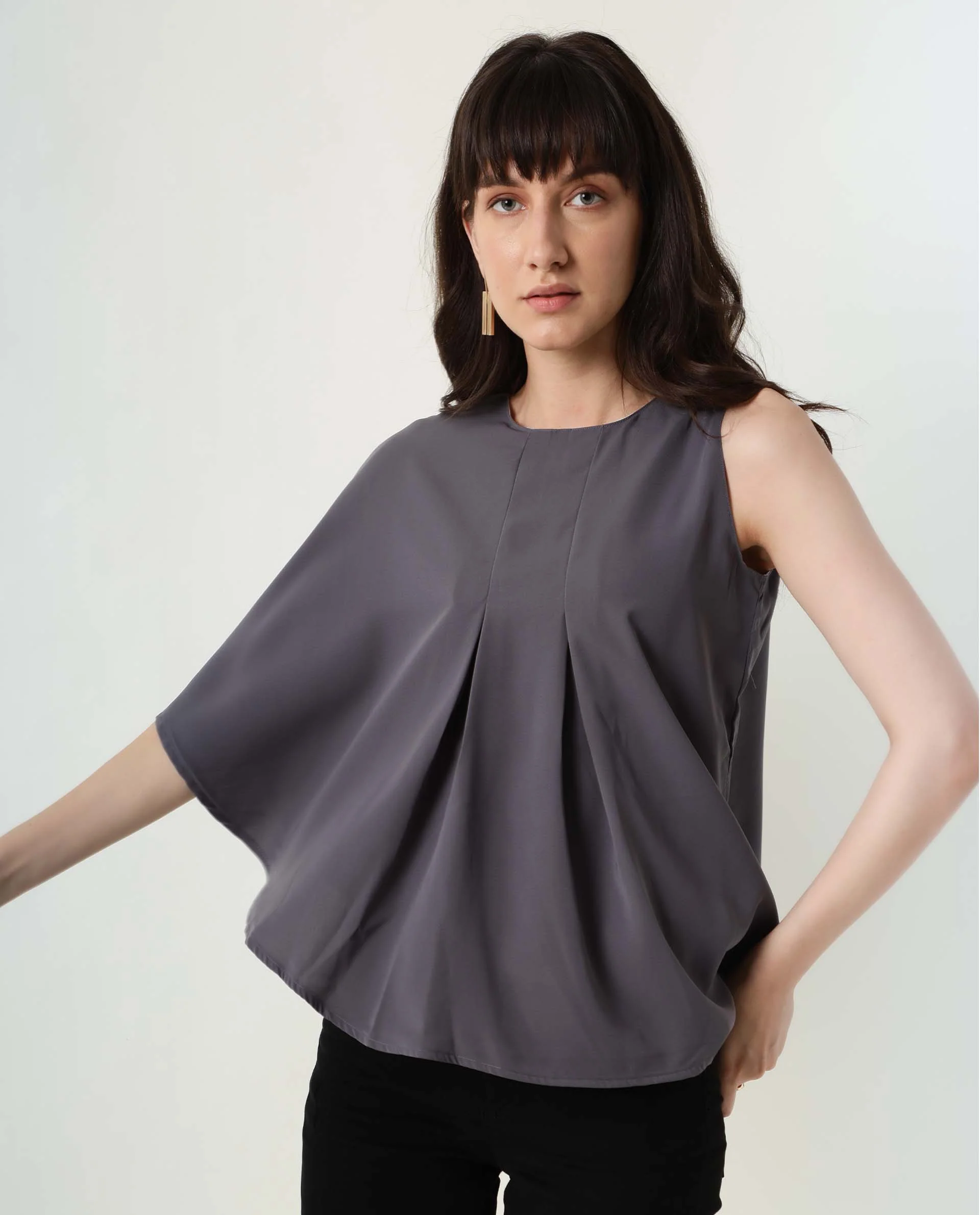 Rareism Women's Hudy Grey Top - Image 6