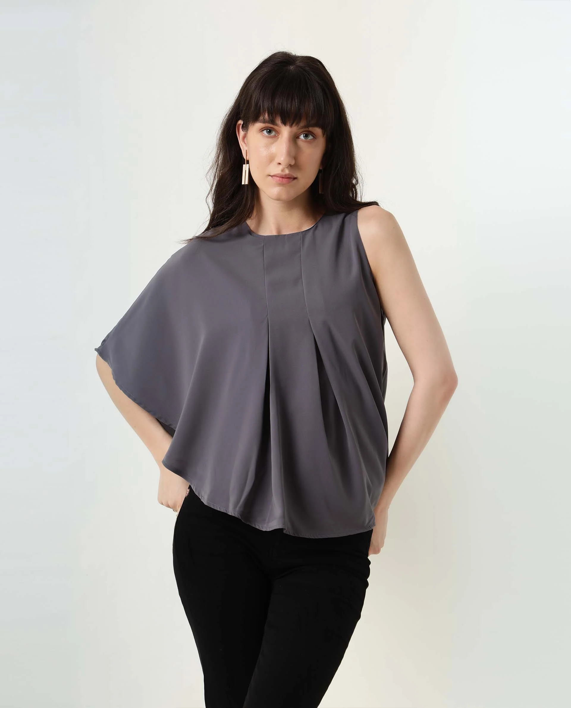 Rareism Women's Hudy Grey Top - Image 7