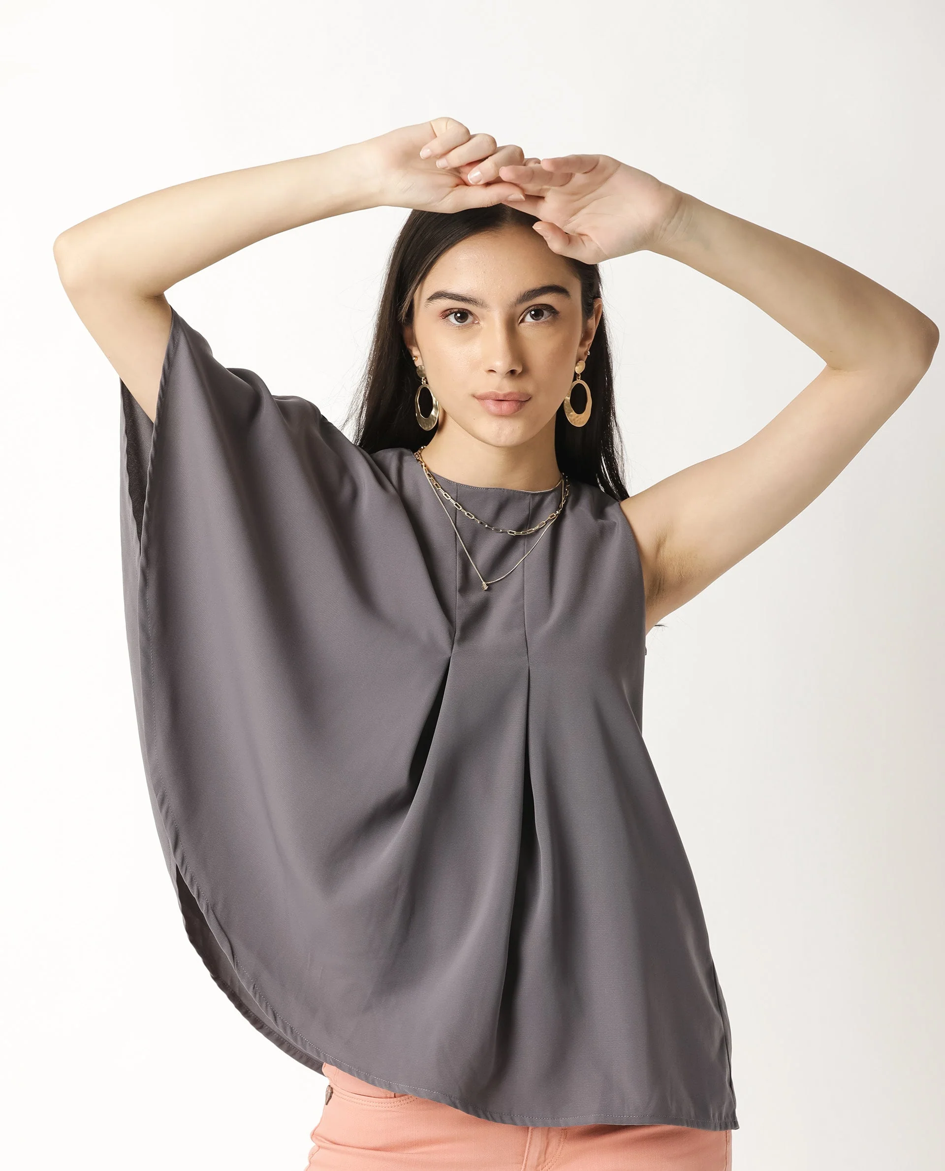 Rareism Women's Hudy Grey Top - Image 8